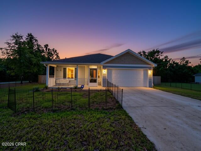 'CURRENTLY UNDER CONTRACT, SELLER WILL CONSIDER BACKUP OFFERS'  

Welcome to this beautifully upgraded 3-bedroom, 2-bath home built in 2025, where modern finishes, thoughtful design, and recent improvements come together to create a truly move-in-ready property. Situated on a spacious corner lot, this home offers the advantages of newer construction along with upgrades that enhance both its comfort and outdoor living spaces.

Inside, the open-concept floor plan seamlessly connects the living room, dining area, and kitchen, creating an inviting setting for everyday living and entertaining. The kitchen features granite countertops, stainless steel appliances, generous workspace, and ample cabinetry, all overlooking the main living areas for an open and connected feel. Fresh interior paint adds to the home's clean, updated appearance.

The spacious primary suite offers a comfortable private retreat with an en-suite bath featuring dual sinks, a walk-in shower, and a walk-in closet. Two additional bedrooms and a second full bath provide plenty of flexibility for family, guests, or a home office.

A large dedicated laundry room includes a washer and dryer with additional space for storage, while the two-car garage provides even more room for vehicles and everyday necessities.

Recent exterior improvements make this property especially inviting. The lot has been cleared and improved, creating a clean, open setting around the home. The backyard is fully enclosed with privacy fencing and features a newly added 14' x 14' paver patio, providing the perfect spot for grilling, outdoor dining, entertaining, or relaxing. The front porch has been screened, creating an additional outdoor living area to enjoy throughout the year, and a front gutter has also been added as part of the home's recent improvements.
Schedule your private showing today and see everything this beautifully upgraded home has to offer!

Virtual styling has been used in select photos to illustrate potential furniture placement and décor options