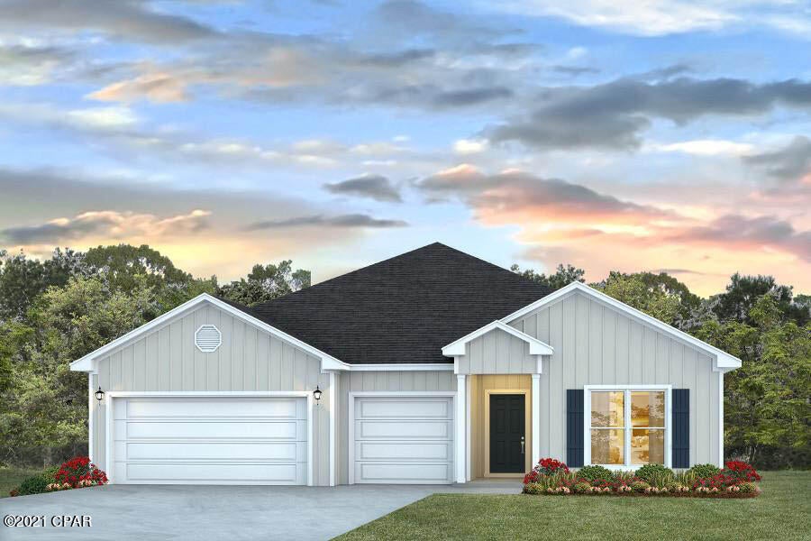 The Camden is a beautiful 4 bed, 3.5 bath home located in the Plantation at College Point Community! As you enter this home, you will find elegant 9' ceilings, and EVP flooring throughout, excluding the bedrooms which has frieze carpet. Beautiful interior doors with brushed nickel hardware and granite kitchen and bath countertops with undermount sinks are just a few of the added details. The home also features stainless steel Whirlpool appliances which include a smooth top stove, microwave, and dishwasher. This home is located just minutes to nearby schools, restaurants, shopping, and a quick drive to the white sand beaches along the turquoise waters of the Gulf of Mexico. Pictures may be of similar, but not necessarily of subject property, including exterior and interior colors.

This home is being constructed with the Zip Sheathing system, providing greater protection than a traditional housewrap from
damages due to wind, rain, and extreme weather.

A standard Smart Home package includes a KwikSet keyless entry, Skybell doorbell, automated front porch lighting, an Echo
Dot device, and Quolsys touch panel which can be integrated to control your lighting, thermostat, front door and so much more.
A builder 10-year structural warranty is also included.