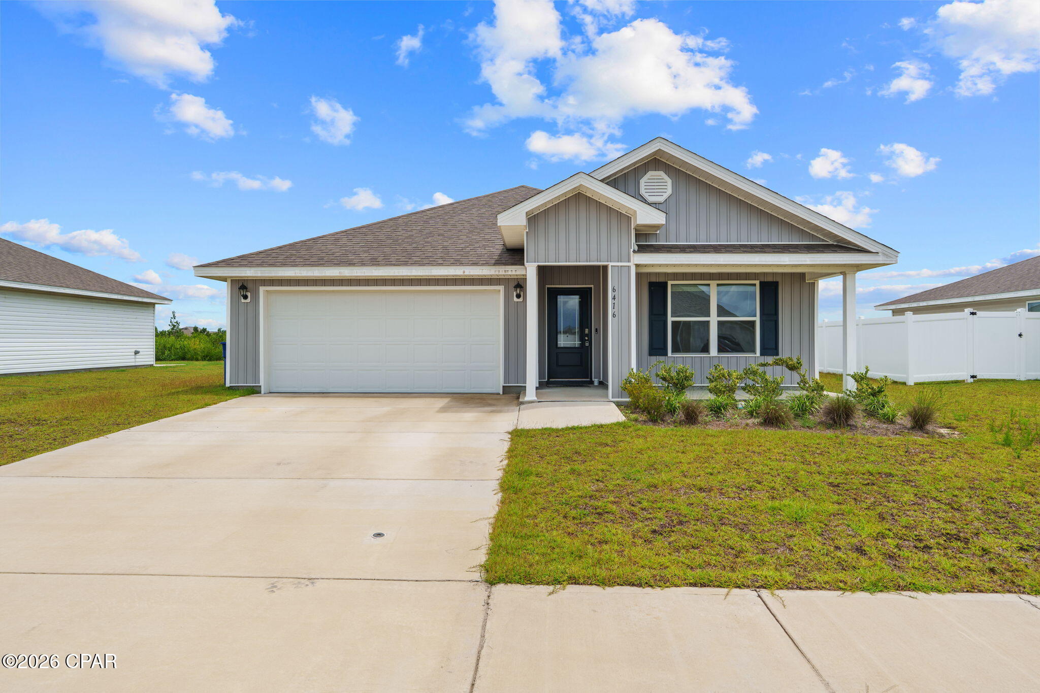 Check out this 4 bedroom 2 bath home now available to rent in Liberty Subdivision just north of Panama City. Open floor plan with split bedrooms and dedicated laundry. Plus, Liberty has all the extras like a basketball court, two pickleball courts, a fitness center, yoga room, playroom for children, meeting room, and poker room. Outdoor amenities include two playgrounds, outdoor grills and kitchens at both centers, as well as two large pools and a splash pad at the main amenity center. The 7,500 square foot clubhouse also offers wellness rooms and inviting gathering spaces. Scenic ponds, fountains, and lush conservation areas add to the beauty and charm of the community. Pet considered but not guaranteed. Ask about discounted deposit for Active Duty Military.