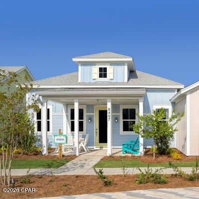 Live the Latitude Margaritaville lifestyle in this beautifully upgraded Bamboo floorplan! From the moment you step inside, you'll appreciate the attention to detail, including upgraded trim, designer hardware, and recessed lighting throughout. The stylish kitchen showcases upgraded cabinets and elegant quartz countertops, while the bathrooms feature matching quartz surfaces and durable tile flooring. Impact glass windows and an impact-rated front door provide both security and energy efficiency. Move-in ready and loaded with upgrades, this home is the perfect place to relax, entertain, and enjoy resort-style living. **PHOTOS ARE OF FLOOR PLAN NOT HOME BEING SOLD.*