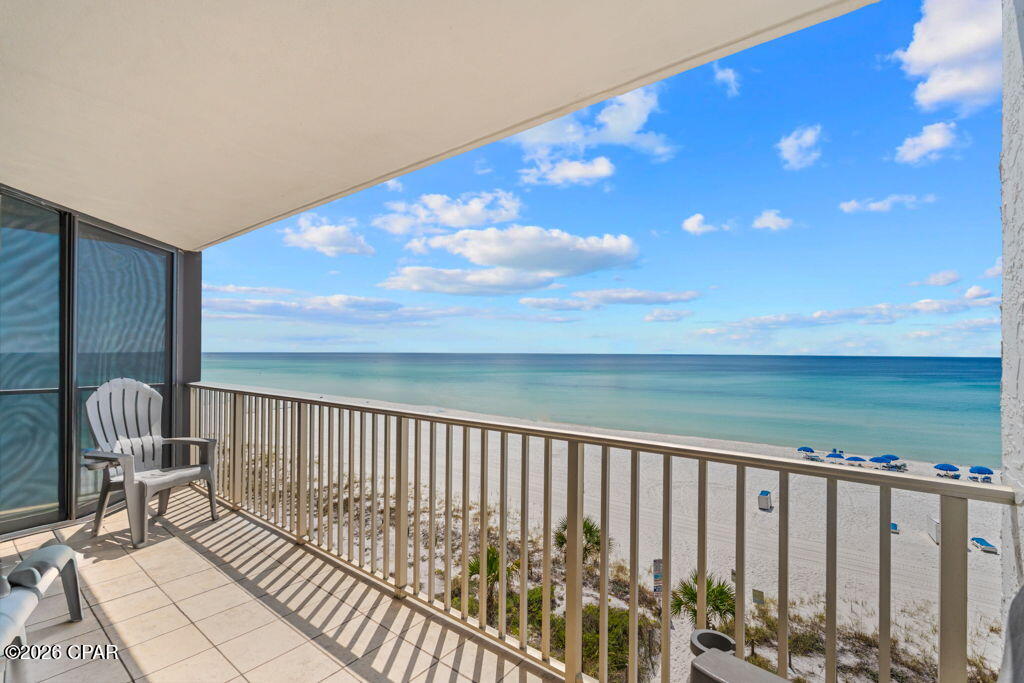 Welcome to your furnished, turnkey beachfront retreat on the stunning emerald waters and sugar white sands of Panama City Beach! This beautiful 1 bedroom, 2 full bath condo offers breathtaking Gulf views from every room, with sunrises and sunsets that are truly unforgettable. Enjoy direct balcony access from both the living area and bedroom, creating the perfect setting for morning coffee, evening cocktails, and endless coastal views. Whether you're searching for a short term rental investment, second home getaway, or full time coastal residence, this condo offers incredible versatility. Step to the sand, pool, and resort amenities, putting the best of the beach lifestyle right at your doorstep. Offered furnished it's ready for you or your guests to start enjoying from day one. Come experience beachfront living in one of Panama City Beach's most desirable settings!