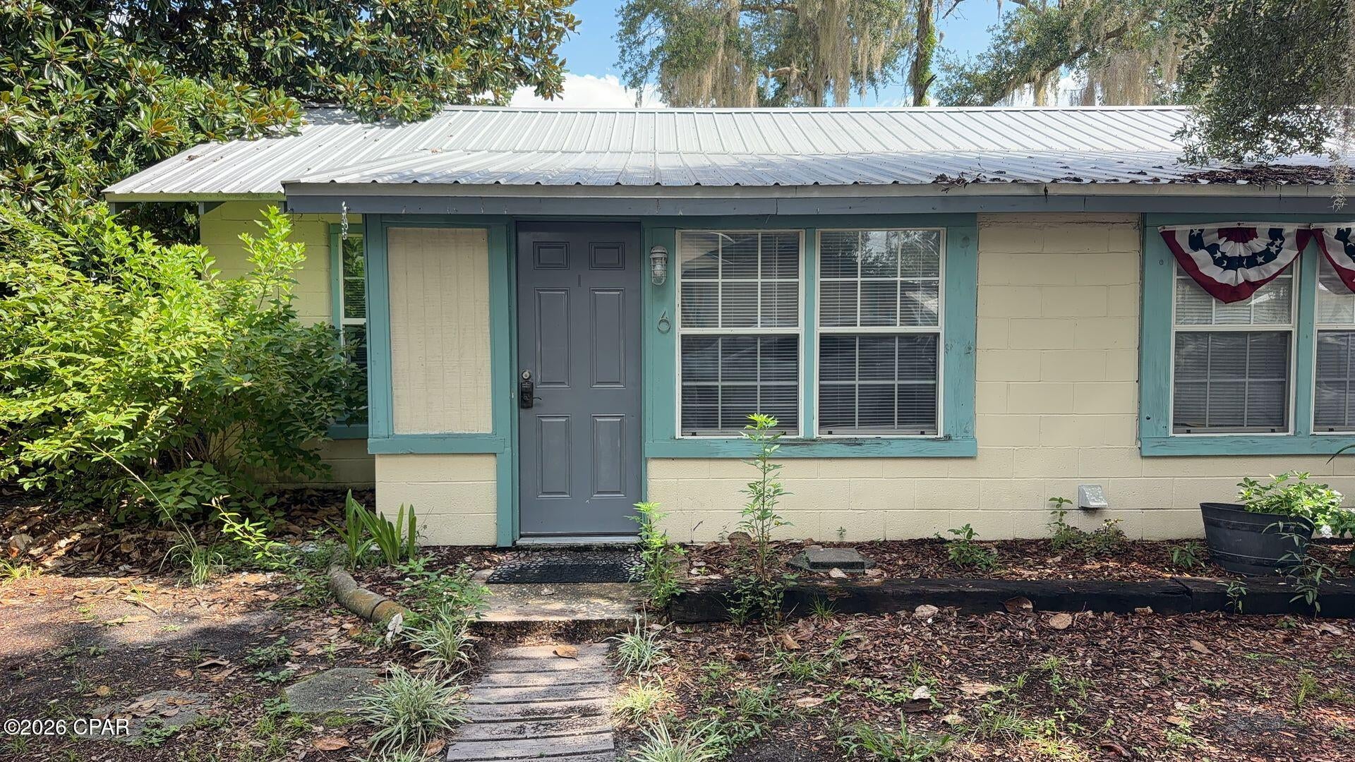 Available Now! Charming 1-bedroom, 1-bath duplex located just one block from St. Andrews Bay at Bay View Cottage Apartments. Enjoy the peaceful setting of these Florida-style cottages. Water and sewer are included, and there is an on-site dumpster.

All property sizes and ages are approximate. Please verify if important. School assignments are subject to change; please confirm with Bay District Schools. Security deposit is equal to one month's rent. Pets are considered with owner approval and a non-refundable pet fee per pet. Breed restrictions apply.