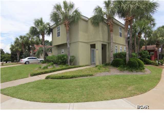 LARGE corner lot and adjacent to the neighborhood pool! This is a gorgeous two story Mediterranean style home with a very spacious floor plan. Designer touches throughout - cathedral ceilings in living room, gas fireplace, large kitchen with oak cabinetry, stainless appliances & granite countertops. Tile throughout the main floor. Outside features include - beautifully maintained landscaping, screened-in porch that overlooks the pool, outside shower, additional exterior storage, large driveway - could fit 6 cars. Tuscany is a gated neighborhood, south of Hwy 98 and only 1.5 blocks to the emerald green waters of the Gulf of Mexico.