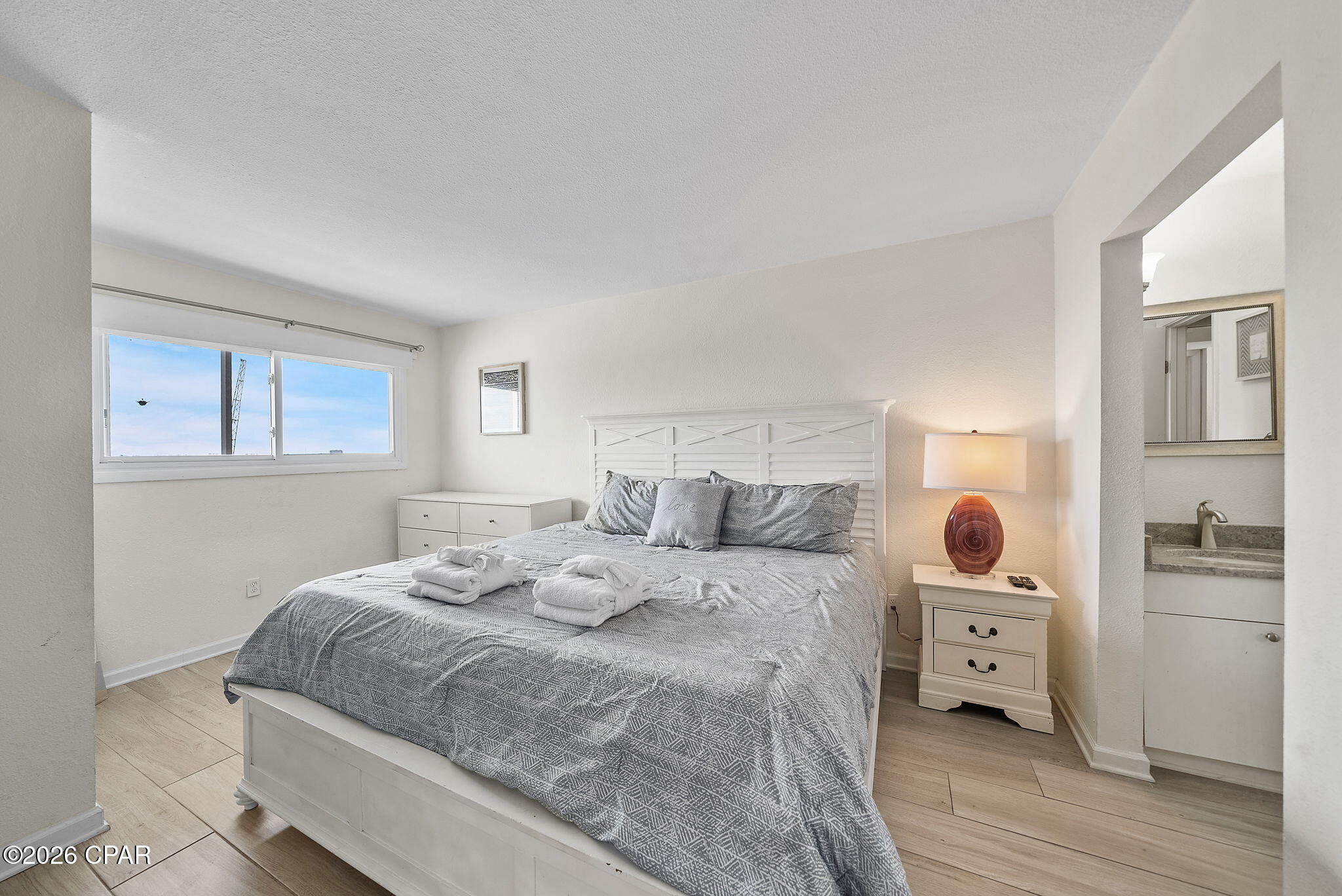 Great location! Right on the Beach and Oceanfront. This secure, gated community has everything you need; really no need to leave once you check in! 2 Beachfront pools, (one is heated! Enjoy year round!), 2 hot tubs, 2 kiddie pools, a gym, game room, pickle ball courts, and shuffleboard, and basketball court .There are on-site conveniences such as an ice cream shop, gift shop, convenience store, and the popular poolside Bikini Bob Grill & Bar. Fully furnished. All utilities included except electricity. Rent month to month or until March 1st, 2025.