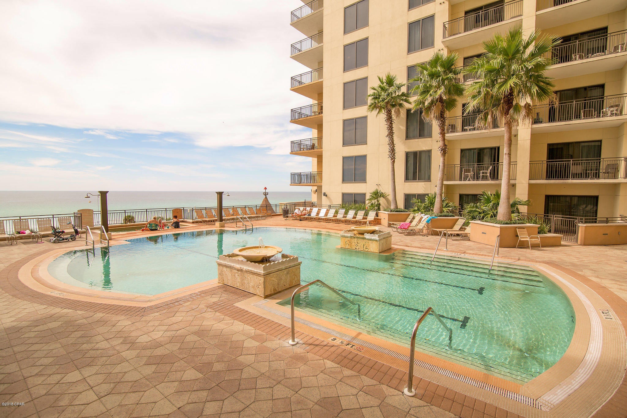 The Nicest Studio in the Origin! Fantastic totally remodeled and fully furnished studio unit located in the popular Origins At Seahaven. This tastefully decorated condo is just across the street from the Gulf and Sharky's beachfront restaurant. You are close to Pier Park with shopping and Restaurants as well as Gulf World and other area attractions. Every inch of this condo has been upgraded with new flooring, paint, furnishings, etc.  There is also a nice size balcony with an excellent view of the bay from being up on the 14th floor (just one more floor to the sunset deck!). This unit is being sold ''rental ready'' for a buyer who might be looking for vacation rentals or you can keep it all to yourself and enjoy the high end decor and convenient location and amenities! The complex offers Motor Court entrance with covered parking, Mediterranean influenced style in the lobby and corridors, on site Market, Grand Terrace with zero entry pool as well as hot tub located on the 4th floor overlooking the Gulf. Movie Theatre, Game room, Exercise room, and laundry facilities on site. On the 15th floor you will find the Sunrise and sunset Terraces perfect for relaxing or special gatherings. This one won't last long!