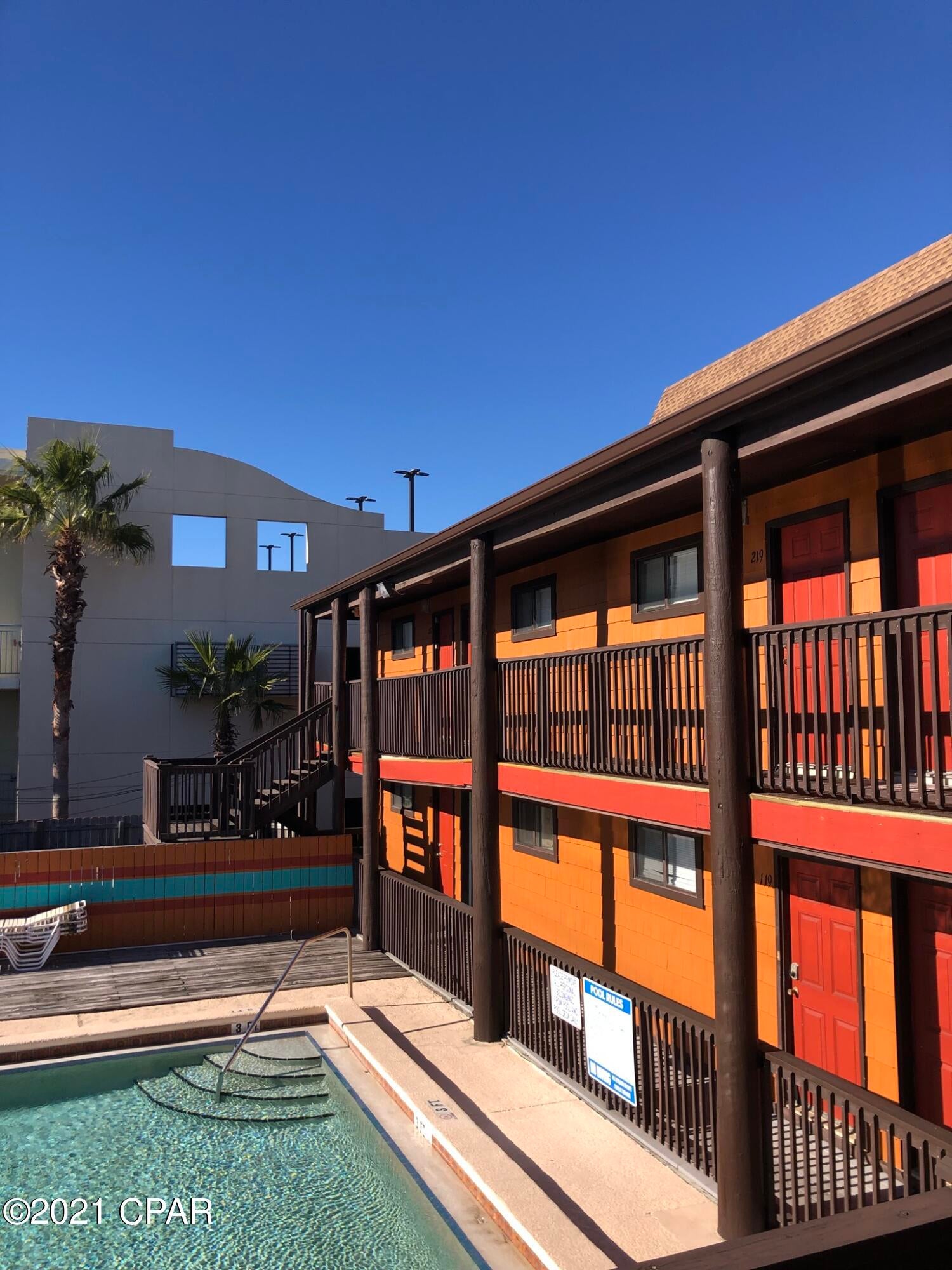 Furnished 1 bedroom Condo overlooking Lullwater Lake and across the street from the Gulf. 1 year lease.  Community has a pool and beach access. Most utilities included -Tenant responsible for Electric. Not pet friendly