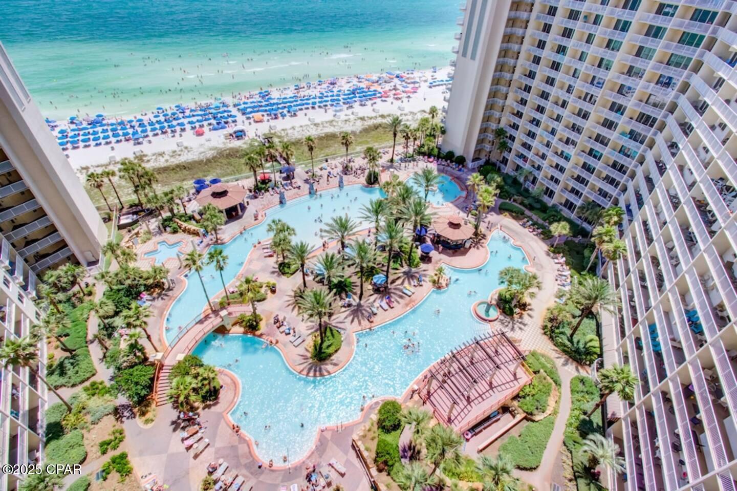Motivated seller, bring all offers! 

Shores of Panama | Stunning Gulf-Front Condo | 2BR + Bunk | 3BA | 17th Floor

Shores of Panama offers the ultimate in beachfront luxury, and this 17th-floor 2-bedroom, 3-bathroom condo is no exception. With breathtaking Gulf views, a deeded parking space, and a private twin bunk area, this unit is rental-ready and perfect for personal use or investment.

The open-concept layout features a modern kitchen with granite countertops and a breakfast bar, flowing seamlessly into a spacious living area with a sleeper sofa for extra guests. The master suite is designed for comfort and relaxation, while the private balcony invites you to soak in the sunshine and admire the sparkling waters of the Gulf of Mexico.

Top-Tier Resort Amenities:

Lagoon-style Gulf-front pool with fountains

Indoor heated pool and hot tub

Fitness center with spa services

Tiki Bar & Grill

Private beach access

With premium rental income potential and access to one of the most popular resorts in Panama City Beach, this condo is the perfect blend of comfort, convenience, and coastal charm.