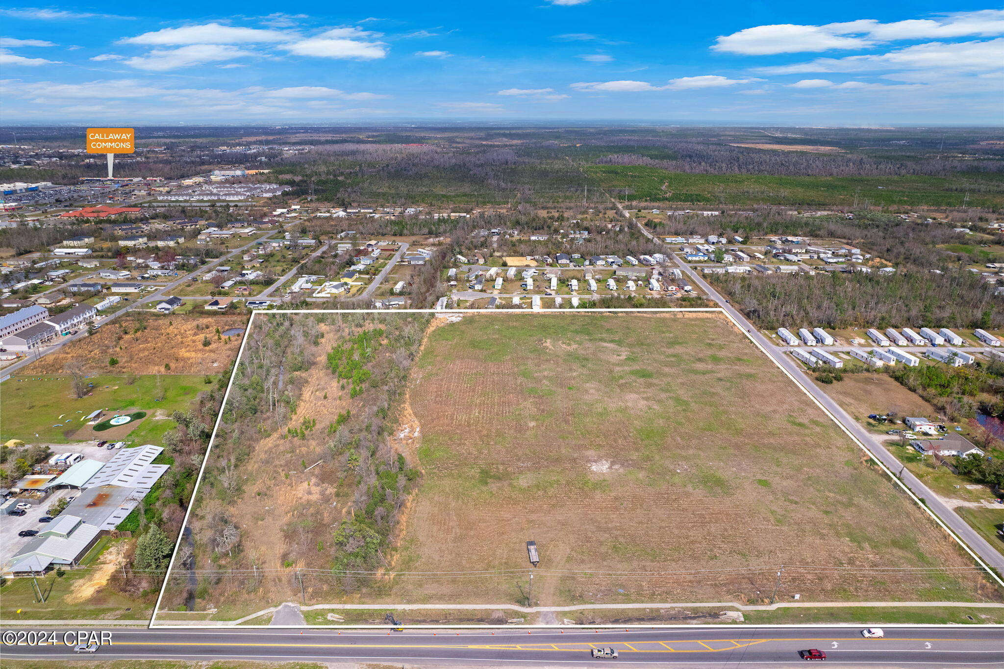 LOCATION! LOCATION! LOCATION!

Discover an exceptional opportunity with this 16.53-acre parcel situated at 401 N Kimbrel Avenue in the dynamic and developing Panama City, Florida. Boasting a prime location that is conveniently close to educational institutions, recreational areas, and vital employment hubs, including Tyndall Air Force Base, this site is ideal for developers looking to respond to the city's current and future housing needs. The property offers ample space for a significant multi-family residential project, with zoning classification R5-A, which allows for the construction of up to 25 residences per acre. The max allowable units in this location is 413. We are excited to welcome investors to the market for a development-ready project after Seller has completed the initial work and preparation. The potentially 400 door multifamily development has been cleared. 

The 16.5 acre parcel is situated along the major thoroughfare in the area, Highway22 and also connects to the main artery of the Bay County, Highway 98. All pre-development work and permits have been issued. The property is within a 30-minute drive to the sugary sands of the Panama City, Beach and offers various ecotourism opportunities. In a quick 15 minute drive, you will arrive to the revitalized Downtown Panama City, with its walkable shopping and waterfront dining venues. It lies within a strategic locale and is well-positioned outside the flood zone, making it a valuable find for a visionary development tailored to accommodate the influx of professionals and their households. This offering is a cornerstone opportunity to contribute to the area's resurgence with a development that captures the spirit of growth. This versatile plot stands ready for a transformative development that will cater to both civilian and military families, contributing to the rejuvenation of the community. Capitalize on the opportunities of Panama City by investing in a property that offers promising growth and profits. Buyers are encouraged to submit offers as they seek updated zoning to address their needs.