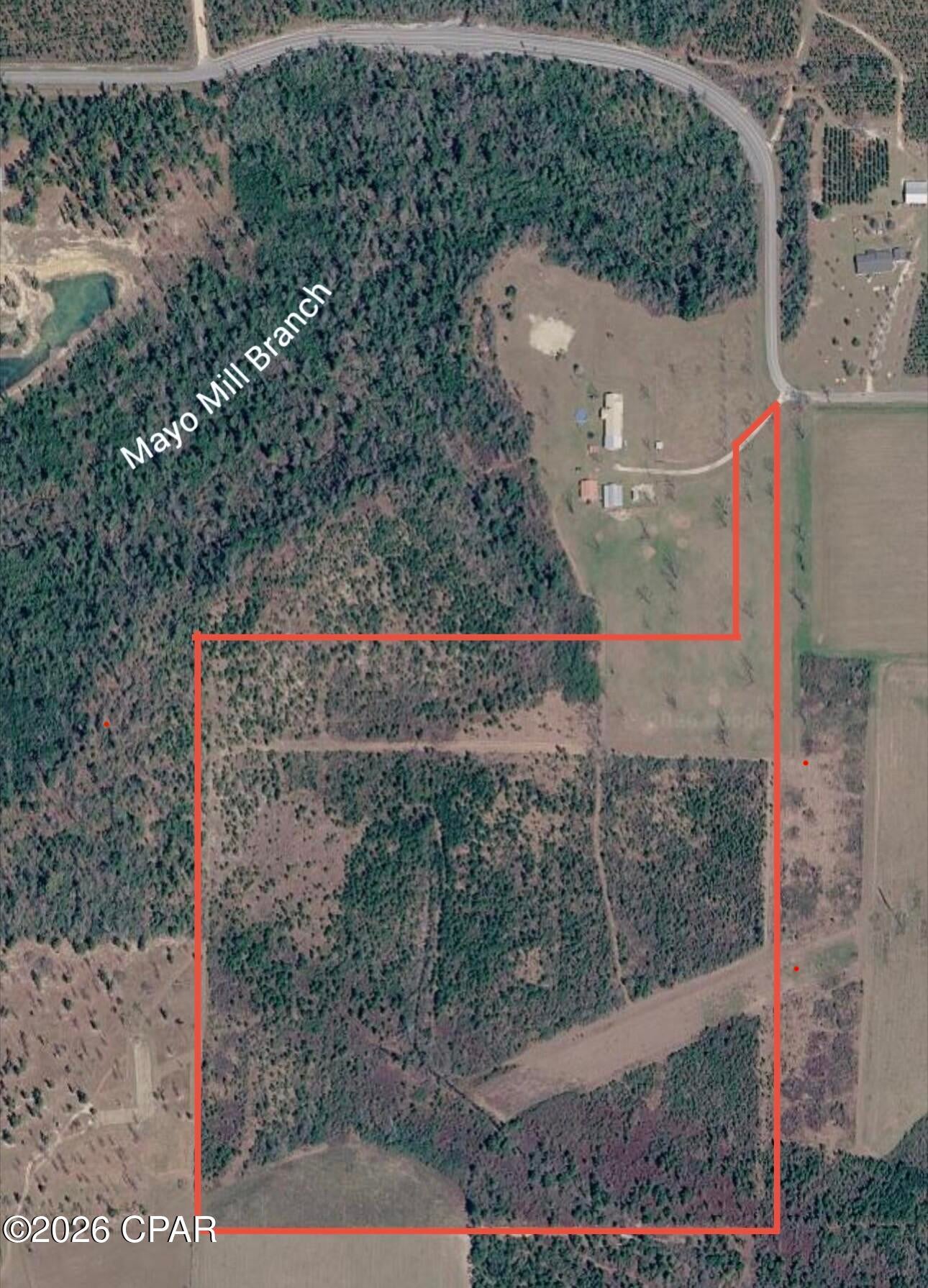 40.5 acres with Creek Frontage and natural spring in Clarksville, FL. Discover the perfect blend of privacy, natural beauty, and accessibility on this 40.5 acres located between NW Gray Road and Cain Road in scenic Clarksville, Florida. With a picturesque creek running along the west side, this property offers a tranquil rural setting ideal for recreation, homesteading, or your future country estate.
The land features flat terrain with open areas and wooded sections, providing excellent potential for multiple uses from building a home or cabin to hunting, farming, camping, or simply enjoying the outdoors. A power line crosses the southeast corner, ensuring convenient access to utilities, and deeded access upon sale.
If you're looking for spacious acreage with water, utilities nearby, and peaceful surroundings, this Clarksville property deserves your attention.