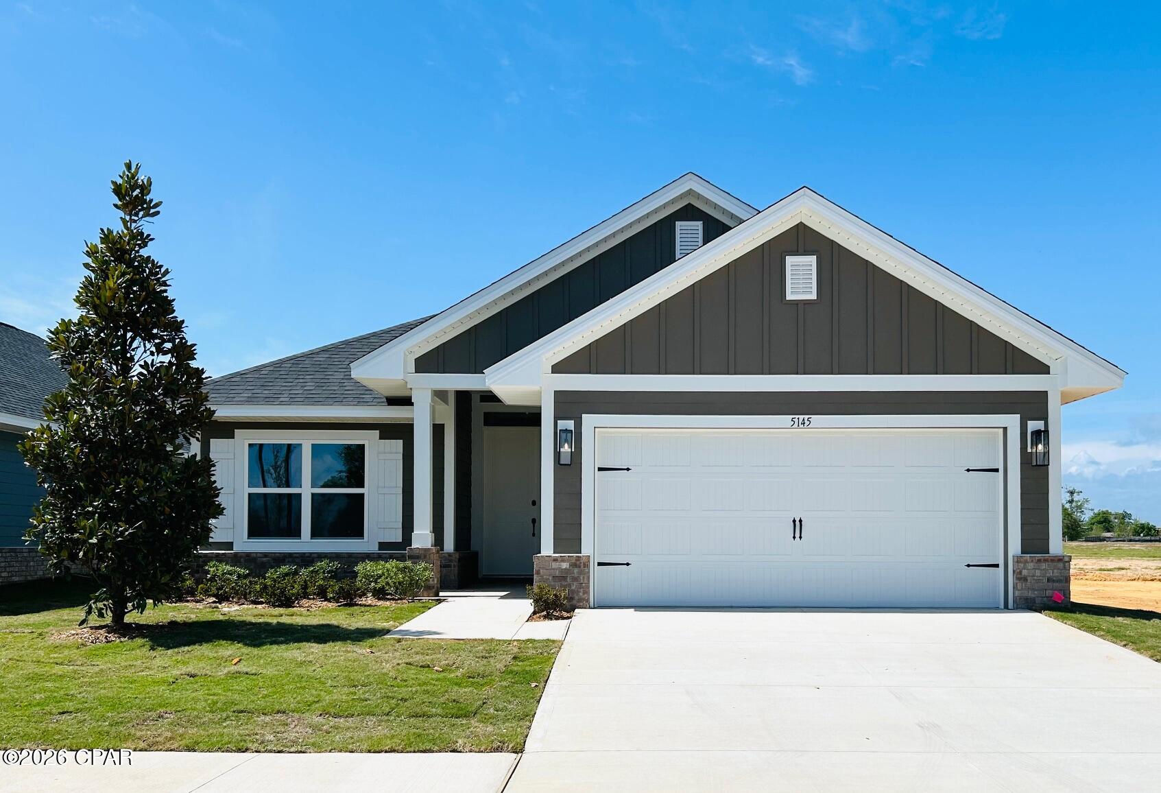 This thoughtfully designed layout offers the perfect balance of comfort and style. Step into a spacious living area that welcomes you with its open concept, allowing for seamless entertaining and relaxation. The kitchen boasts modern appliances, ample counter space, and a convenient breakfast bar. Retreat to the master suite, featuring a generous walk-in closet and an en-suite bathroom. Three  additional bedrooms provide versatility for a growing family or guests. The 1820 floorplan also includes a covered patio, perfect for enjoying outdoor gatherings or quiet moments.
