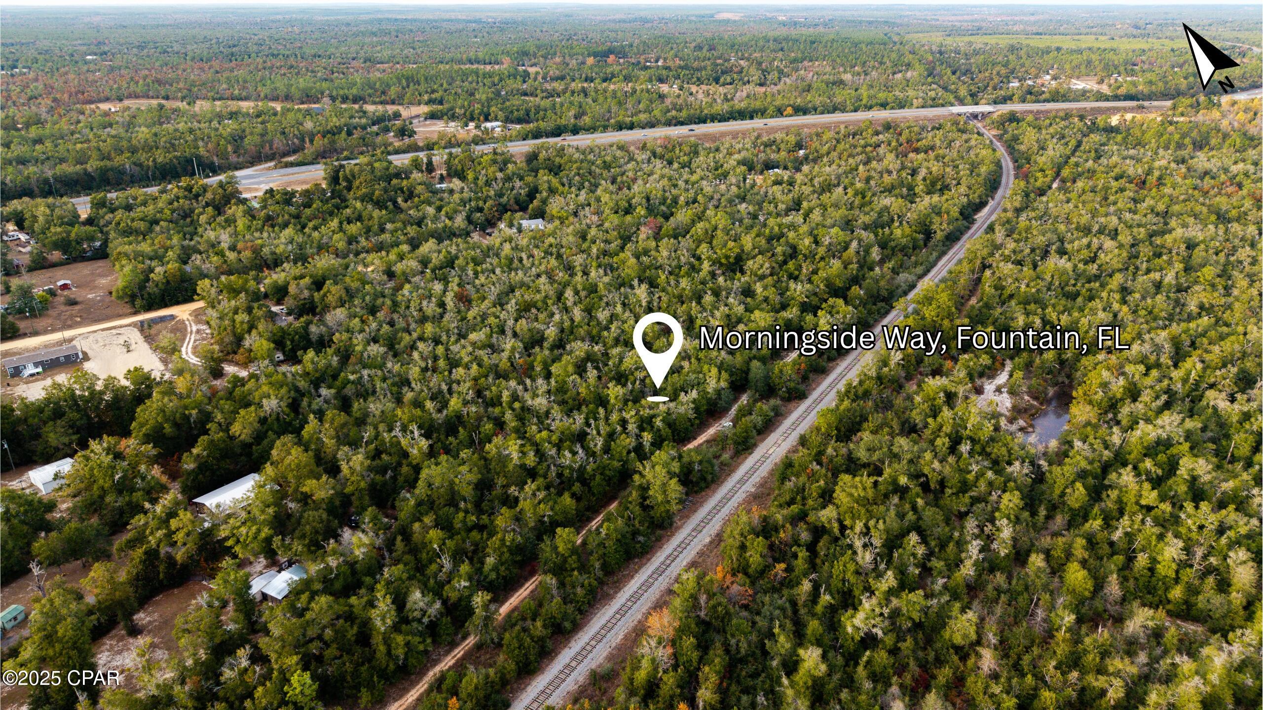 3/4± Acre lot in Fountain, FL.

100'x320', Long tract, adjacent to the train track. Zoned Ag-1.