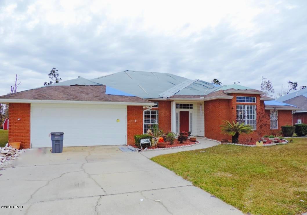 Investor Opportunity! Hurricane damaged Pool home in need of complete renovation.  Home is located on a canal that leads to north Bay, shallow draft watercraft.  Pool is fully functioning.  Looking for an opportunity to own a home located in a fantastic well established neighborhood and make it your own, now is your opportunity.  Home has a wonderful floor plan, 5 bedrooms and 3 full baths. Open flowing common space and split bedrooms, this home can be beautiful again!  Enter home with caution, debris is still in home.  Home is damaged from Hurricane Michael. Seller is holding all offers for one week, get your highest and best in now, All offers will be received until 12/23/2018.