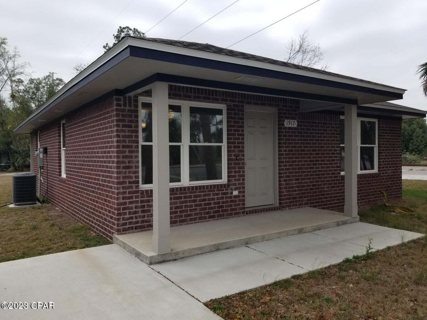 Ask about our Move-in special for the first month rent! New construction all brick with front porch & yard is now ready for you to move-in. offers lots of room with its open floor plan and lots of natural light. LVP flooring throughout and the kitchen offers lots of room as well as the large two bedrooms to fit your furniture. The Master bedroom has its own bath with a walk-in shower with seat and the other full bathroom has a full tub and shower. Utility and washer /dryer room will hold a lot of storage. 10-minute drive to beach side and close to everything.