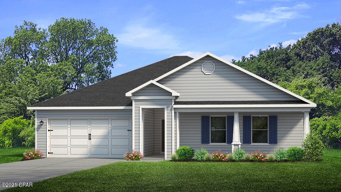The Denton is a delightful 4 bed, 2 bath, 2 car garage floorplan located in the new Mars Hill community! Through the foyer is a hallway to the right that leads to 3 bedrooms, a laundry room, and bath. The living area is spacious and overlooks to the dining and kitchen area. Bedroom 1 is situated off the large living area and has a private bath with a spacious walk-in closet. Interior features of this home include laminate kitchen and bath countertops with over-mount sinks, traditional 8' ceilings, and beautiful ivory painted cabinetry. Vinyl flooring is throughout the home excluding all bedrooms, which have plush carpet. This home also features a covered back porch, making it perfect for enjoying peaceful evenings watching the sunset. This home comes standard with a Smart Home Technology package which includes a KwikSet keyless entry, Skybell doorbell, automated front porch lighting, an Echo Dot device, and Quolsys touch panel which can be integrated to control your lighting, thermostat, front door and so much more. A builder 10-year structural warranty is also included.

This home is being constructed with the Zip Sheathing system, providing greater protection than a traditional housewrap from damages due to wind, rain, and extreme weather. 

Pictures, photographs, floor plans, elevations, features, colors and sizes are approximate for illustration purposes only and will vary from the homes as built. Home and community information including pricing, included features, terms, availability and amenities are subject to change and prior sale at any time without notice or obligation. For Move-In/Completion Estimates: Ready dates are estimates only. Timing of completion of construction and buyer move-in are subject to contingencies contained in home purchase agreement and governing jurisdictions issuance of a certificate of occupancy and may change due to forces majeures and other delays or disruptions outside the reasonable control of the Builder.