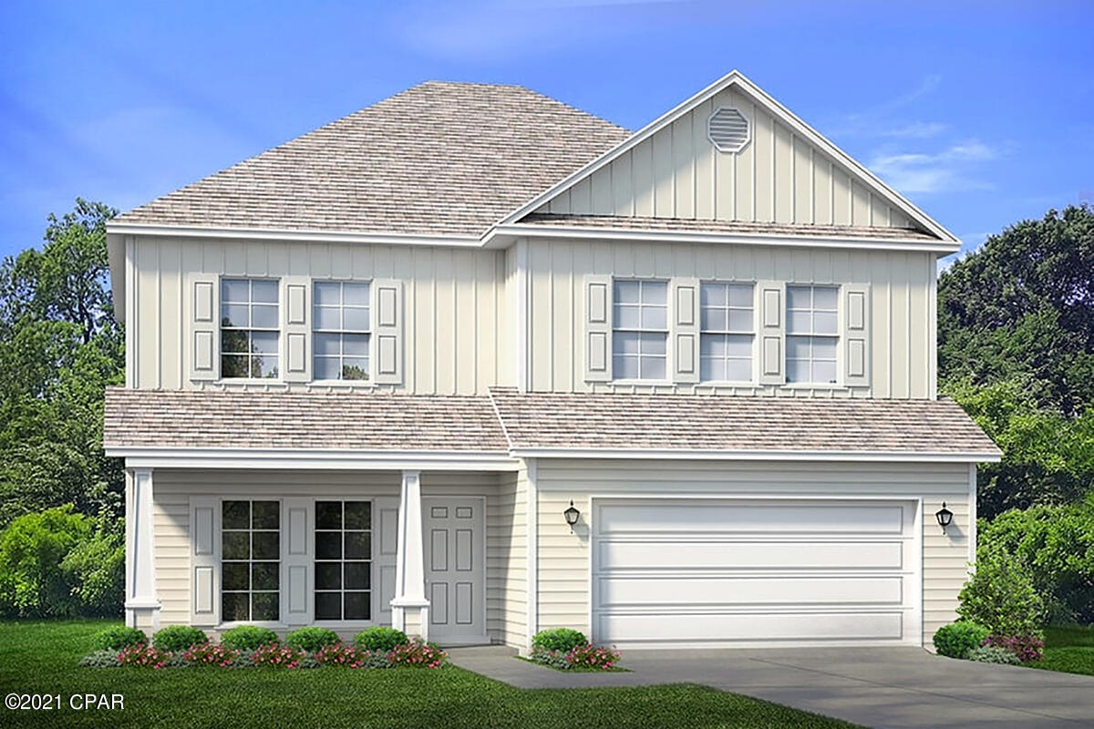 The two-Story Azalea floor plan is a spacious 4 bedroom, 3 ½ bath, 2 car garage home that features a large game room on the 2nd floor. This home

has plank vinyl flooring on the 1st floor of the home, common areas, baths and laundry room. The kitchen has painted cabinetry, a large breakfast bar and granite counter tops. Stainless steel Whirlpool appliances include a smooth top stove, dishwasher and microwave. Bedroom 1 is downstairs with a walk-in closet and 5ft walk in shower in the bath. A full irrigation system and a beautiful glass front door is also included as well as a standard smart home package with Kwikset Keyless entry, an Echo Dot device, QOLSYS IQ touch panel, and a Skybell doorbell.