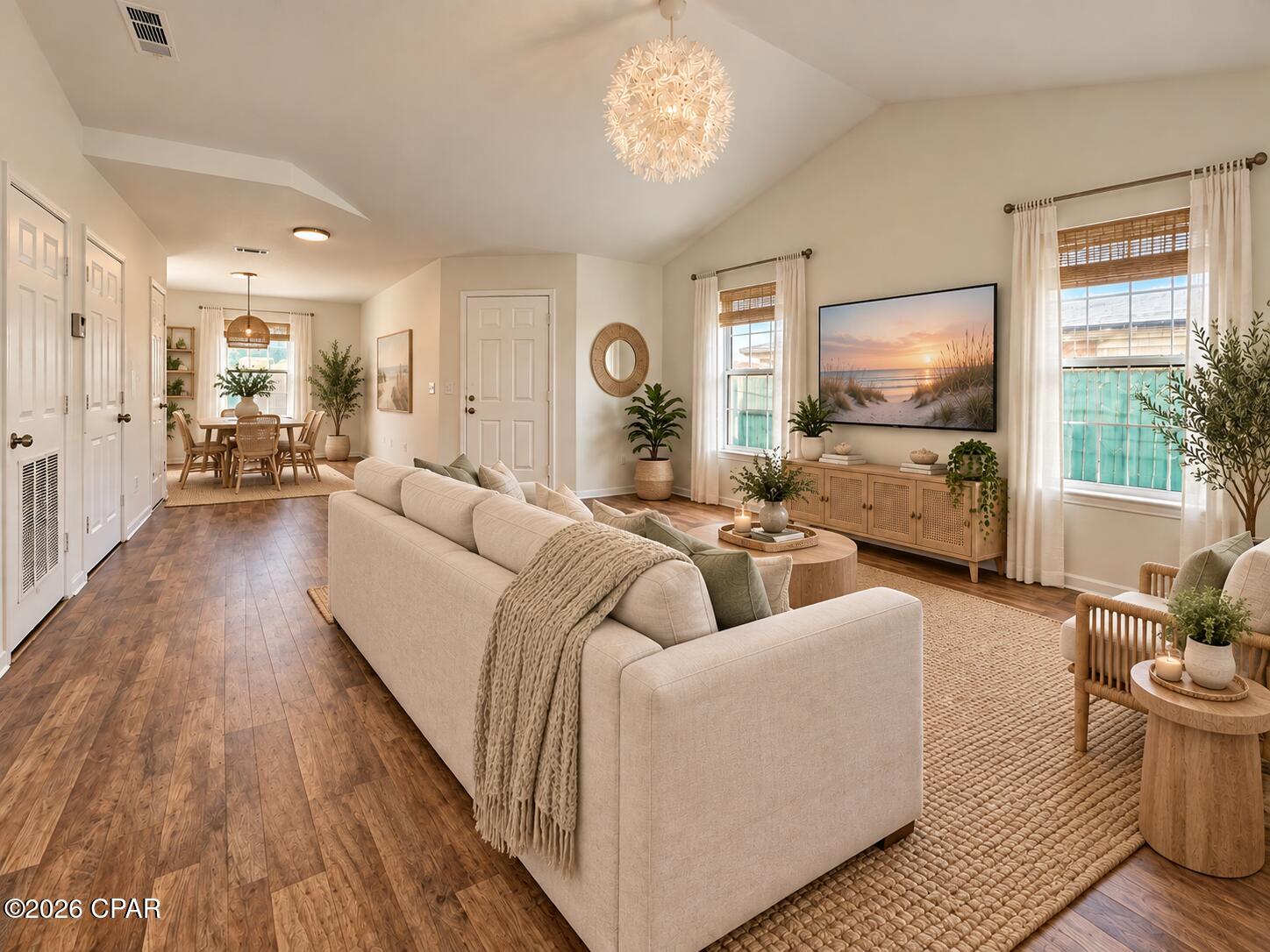 Reduced & Priced to Sell!! 1/2 a mile from the sand & PCB Gulf and priced to catch your eye -- this one-bedroom, one-and-a-half-bath attached home in the Thomas Drive area is the kind of easygoing coastal find that doesn't come along every day. With 870 square feet of single-story living, it's compact, breezy, and ready for someone with a paintbrush and a plan.

The renovation work here is mostly cosmetic, so don't let the word scare you off. Think fresh paint, updated finishes, and a few personal touches rather than a gut job. The bones are good, which means you can spend your energy making it pretty instead of making it stand. A half bath downstairs is a handy bonus for guests who'd rather not wander far.

Location is the real headliner. Public Beach Access #11 sits an easy distance away, so morning trips with sandy toes become a regular thing. You're also close to the Navy base, Florida State University's local campus, and Gulf Coast State College, making this a smart pick for a variety of buyers. Speaking of renters, there's no homeowners association here, and short-term rental potential adds a nice layer of income possibility.

Northwest Florida Beaches International Airport keeps travel simple, and everything the coast offers is right at your fingertips.

Whether you're chasing a beachy getaway, a first place, or a savvy investment, this little charmer checks the boxes. Come see it before someone else scoops it up.
 *Information provided is deemed reliable but is not guaranteed and should be independently verified by the buyer*