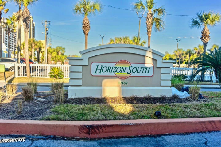 REDUCED $10,000. This very nice 2 bedroom, 2 bath condo is located in a well kept gated community with many amenities. (pools, tennis courts, putt putt, shuffle board, gym, community rm) Great for family living or investment for rental income. This unit is close to many restaurants and shopping at pier park. Golf cart community, just  a short ride to the beach, pools or restaurants.