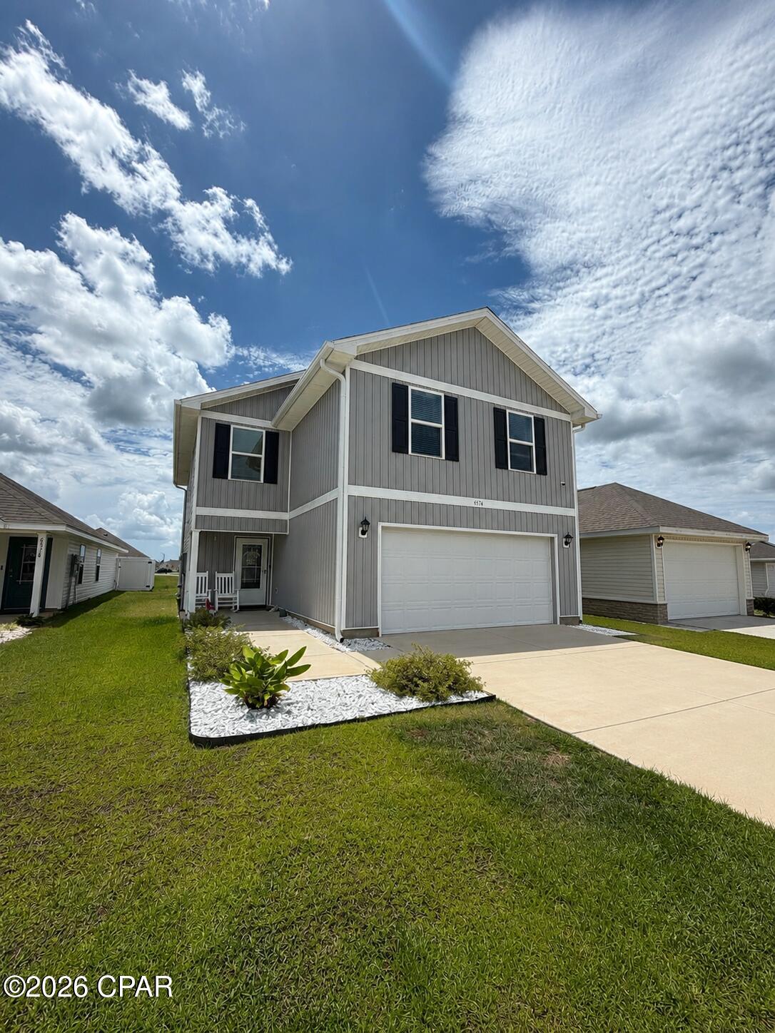 Welcome Home to 6574 Atkins Rd., Panama City, FL 32405!

Move-in ready and packed with upgrades, this beautiful home offers the perfect blend of comfort, convenience, and community! From the moment you arrive, you'll notice the enhanced curb appeal with professional landscaping, added gutters, and a stunning glass front door that makes a lasting first impression. They have also added ceiling fans throughout the house to keep it nice and cool. 

Inside, you'll love the spacious layout and the added convenience of a washer and dryer that convey with the home, making your move even easier.

Step outside and enjoy everything this walkable, family-friendly neighborhood has to offer, including:
✨ Two resort-style community pools
✨ Modern clubhouse
✨ Fully equipped fitness center
✨ Sidewalks and green spaces perfect for evening strolls and bike rides

Located just minutes from Tyndall Air Force Base, shopping, dining, schools, and all that Panama City has to offer, this home is ideal for military families, professionals, or anyone looking for an active, welcoming community.

Bonus Opportunity: Qualified buyers may be able to assume the seller's VA loan at an attractive 5.875% interest rate, offering potential savings compared to current market rates.

Don't miss your chance to own this beautifully maintained home in one of Panama City's most desirable neighborhoods. Schedule your private showing today and discover why 6574 Atkins Rd. is the perfect place to call home!