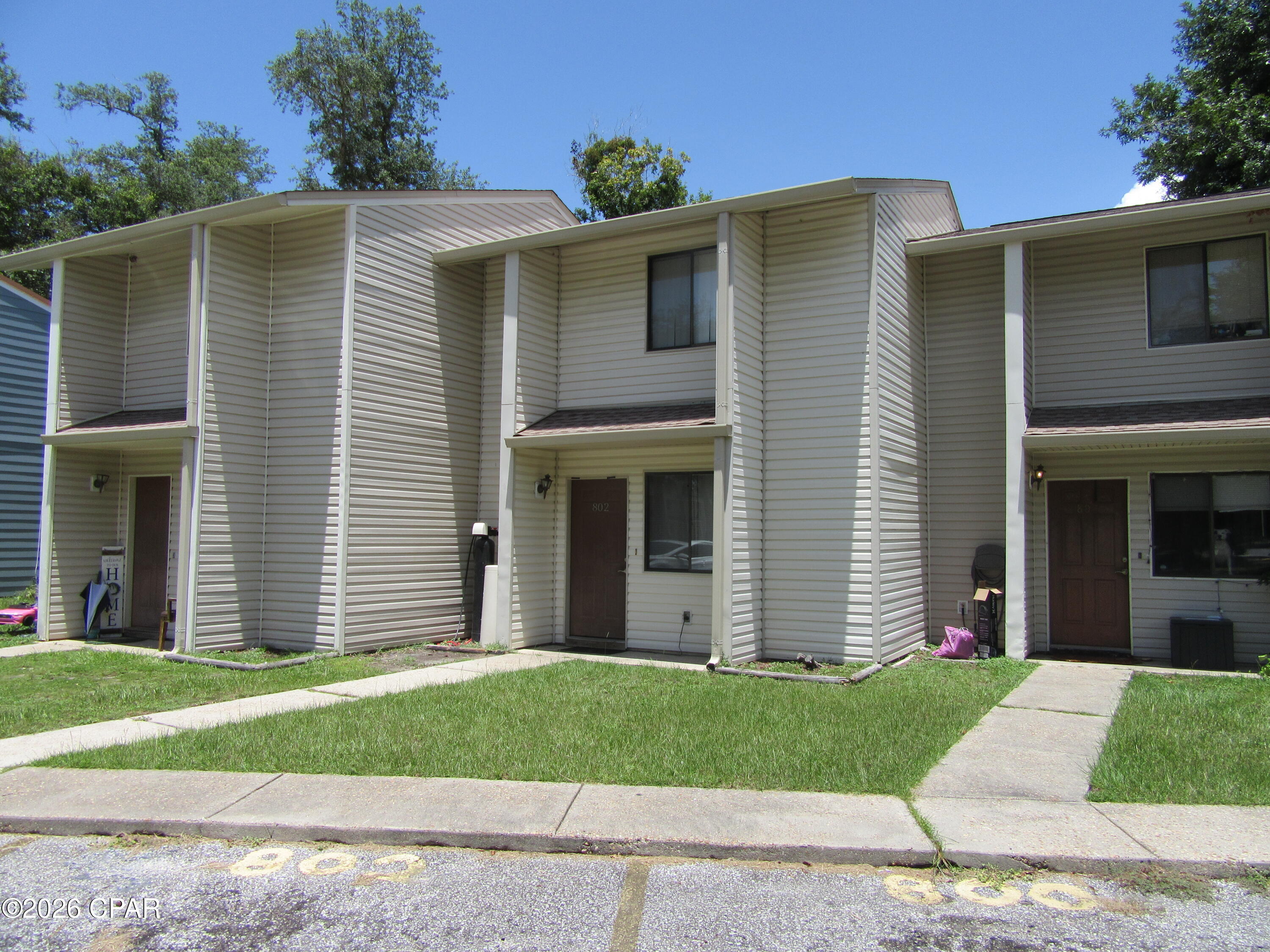 Very attractive 2 bedroom 1.5 bath 2 story townhouse within minutes of Tyndall AFB, shopping, dining, and schools. This town home features a laundry room, breakfast bar, half bath downstairs. All property sizes and ages are approximate, please measure and/or verify if important. School assignments are subject to change, please check with Bay County for most accurate information. Deposit is the same as one month's rent. Pets allowed with owner approval and a $300.00 NON-REFUNDABLE pet fee applies per pet. Breed restrictions apply.