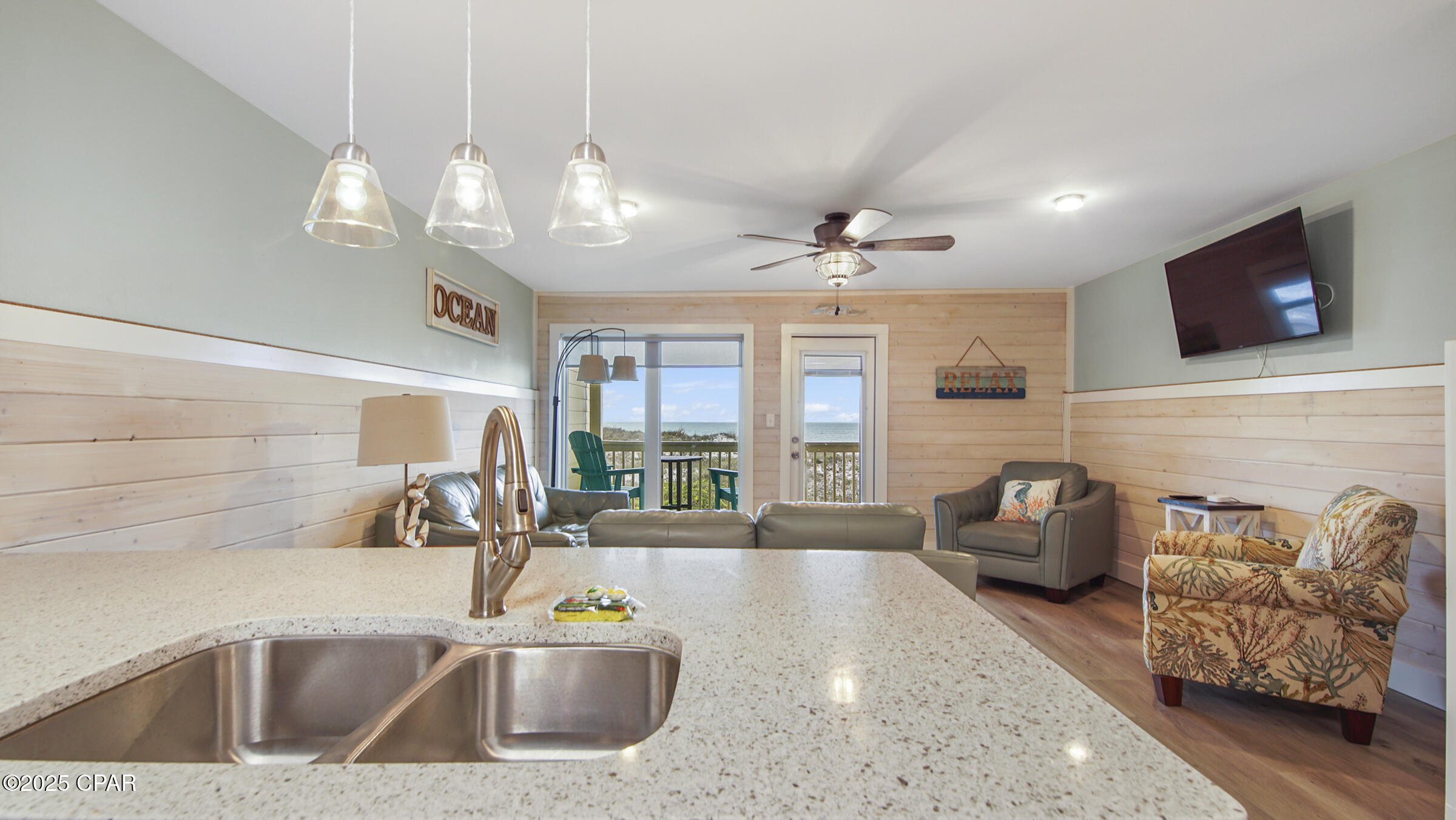 Take in this recently renovated gulf front Townhome styled condo on the far end of Cape San Blas by the State Park in the Sea Cliffs development.  Current YTD for 2026 rental is $46,000 with half the year remaining. This 3/2.5 unit features 3 floors with parking underneath the unit. The 1st floor is the family room and kitchen with a gorgeous view towards the gulf. The second floor features a Jack and Jill bathroom with 2 guest bedrooms, one gulf front. On the third floor, the tastefully decorated master bedroom and baths are providing a breathtaking view of the gulf. Sea Cliffs community offers a number of amenities such as deeded beach access, pool, and a large green space, boardwalks.