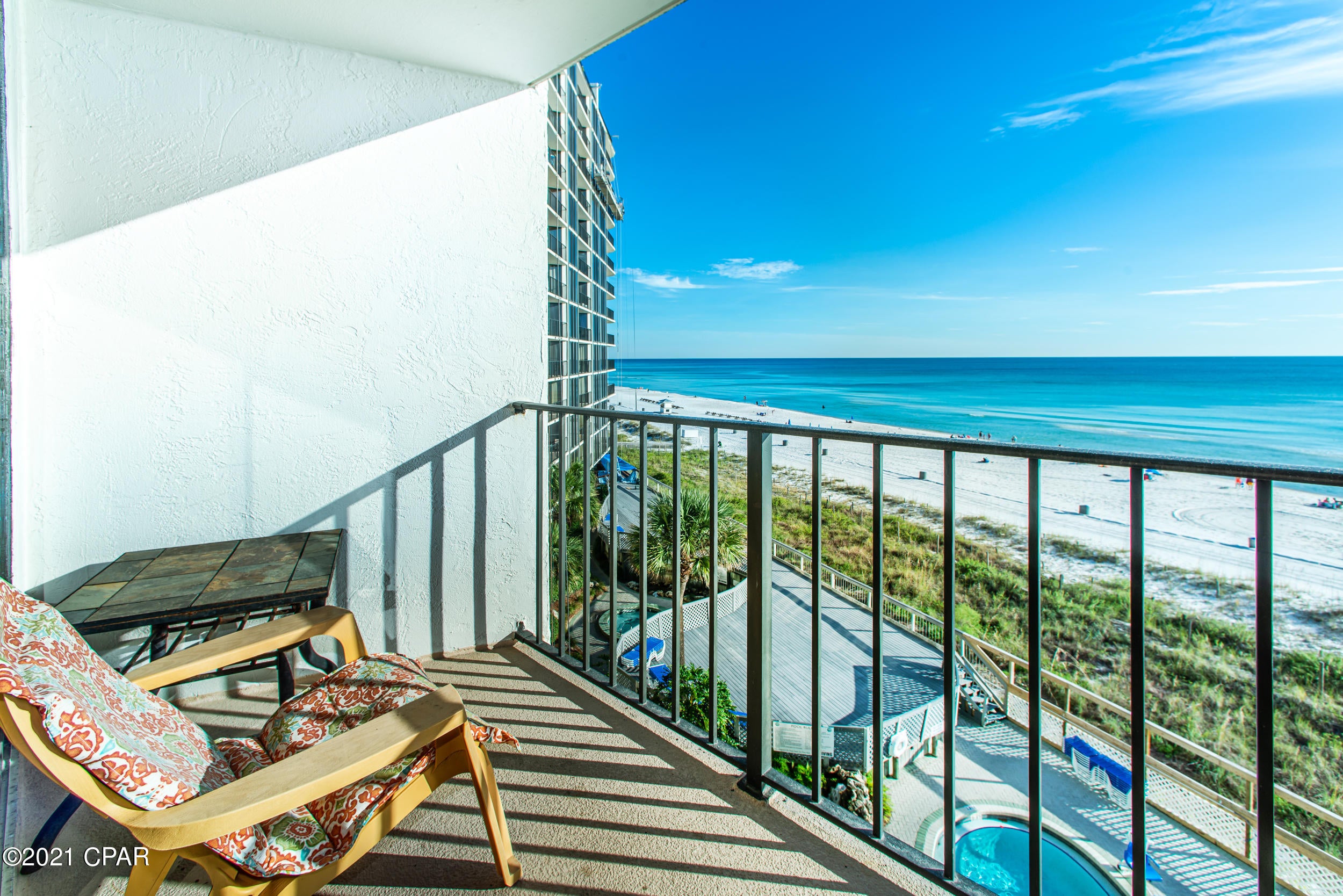 Don't miss your chance to own this Incredible 2BR/2BA Gulf Front condo at Edgewater Beach Resort!!! Great floor plan with spacious open living space, dining area, kitchen and private balcony overlooking endless gulf views! Beautifully decorated so you or your guests can enjoy relaxing inside as well as outside, either way the view is Spectacular!!! The modern kitchen features stainless steel appliances, granite countertops and breakfast bar. New Hot Water heater installed in 2020. At Edgewater Resort you can experience year-round enjoyment with heated pools and hot tub spas. The resort amenities include a beachfront lagoon pool, multiple sun decks, poolside market and arcade. As a member of The Club at Edgewater you will have access to exclusive amenities including an Executive Par 3 golf course, tennis courts, kids splash pad, basketball, shuffleboard and full fitness center. The Resort is also located in a great area, within walking distance to a multitude of restaurants, shopping and entertainment. Sold fully furnished and rental ready. All dimensions are approximate and should be verified if important.