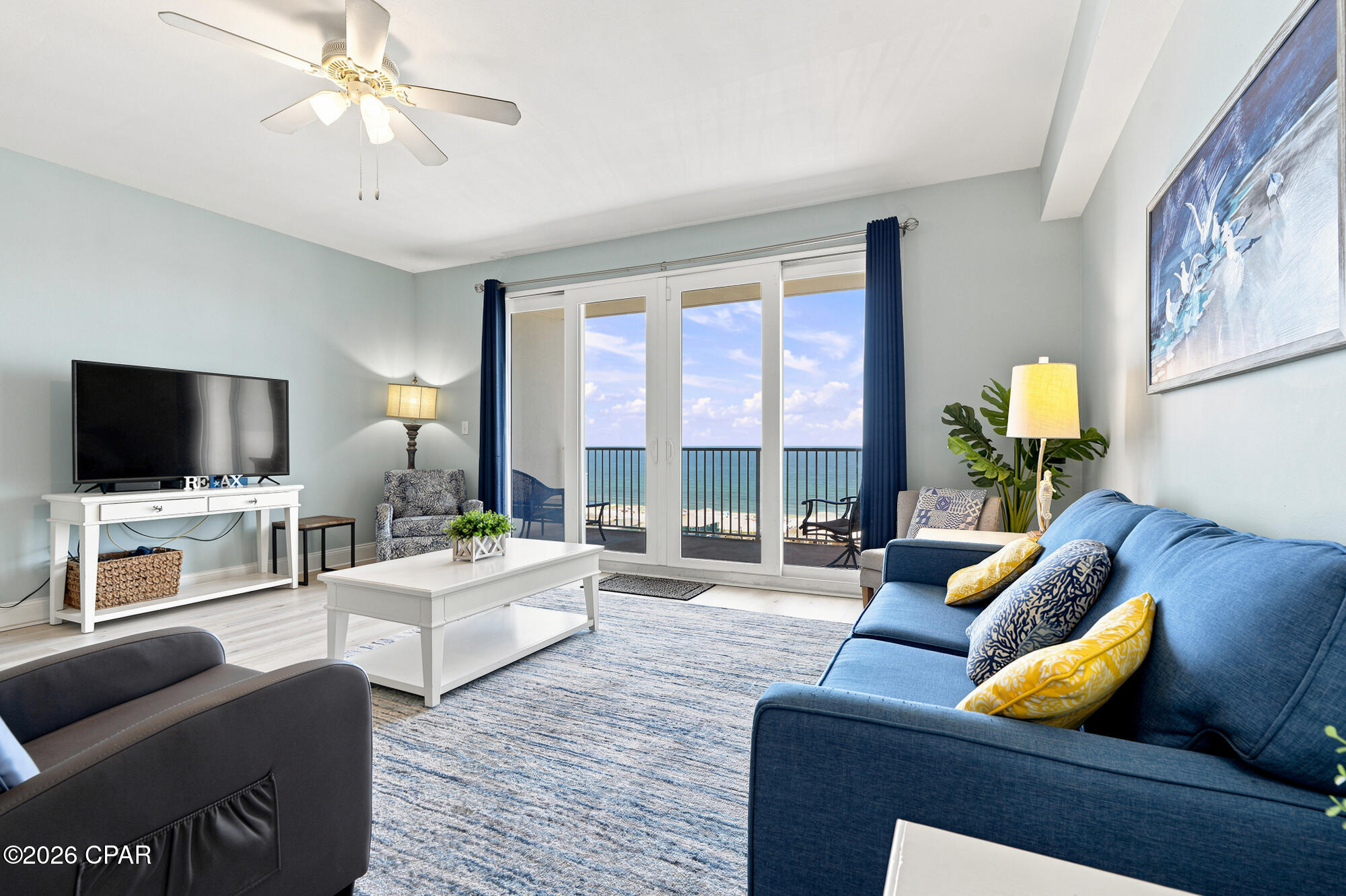 Breathtaking Gulf Views from This Stunning 1 Bedroom | 2 Bathroom Condo at Laketown Wharf Resort! Live the resort lifestyle in this beautiful and meticulously maintained Gulf-view unit at Laketown Wharf, ideally located in the heart of Panama City Beach. This spacious 1-bedroom condo with a bonus bunk area offers a thoughtfully designed open floor plan and gorgeous LVP flooring throughout the living area and bedroom. Both bathrooms also feature granite counters and matching cabinetry. Step outside onto the generously sized balcony to soak in sweeping Gulf views and warm coastal breezes. Resort-Style Amenities Include: 5 Unique Pools, Splash Bar & Grill, 810 Billiards & Bowling, Kids Funscape Playground, Gulf-View Fitness Center, Covered Garage Parking, 52,000 Sq Ft Lakefront Boardwalk with Shops & Dining and Convenient Beach Access Directly Across the Street. Just minutes from Pier Park, and the newly opened Topgolf and Dolly Parton's Pirate Theater, this condo is perfect as a vacation home, investment property, or full-time residence. Don't miss your chance to own a piece of paradise--schedule your private tour today! ALL INFORMATION CONTAINED HEREIN IS DEEMED RELIABLE, BUT NOT GUARANTEED AND SHOULD BE VERIFIED BY BUYER. SUBJECT TO ERRORS, OMISSIONS IN PRIOR SALE, CHANGES OR WITHDRAWALS WITHOUT NOTICE.