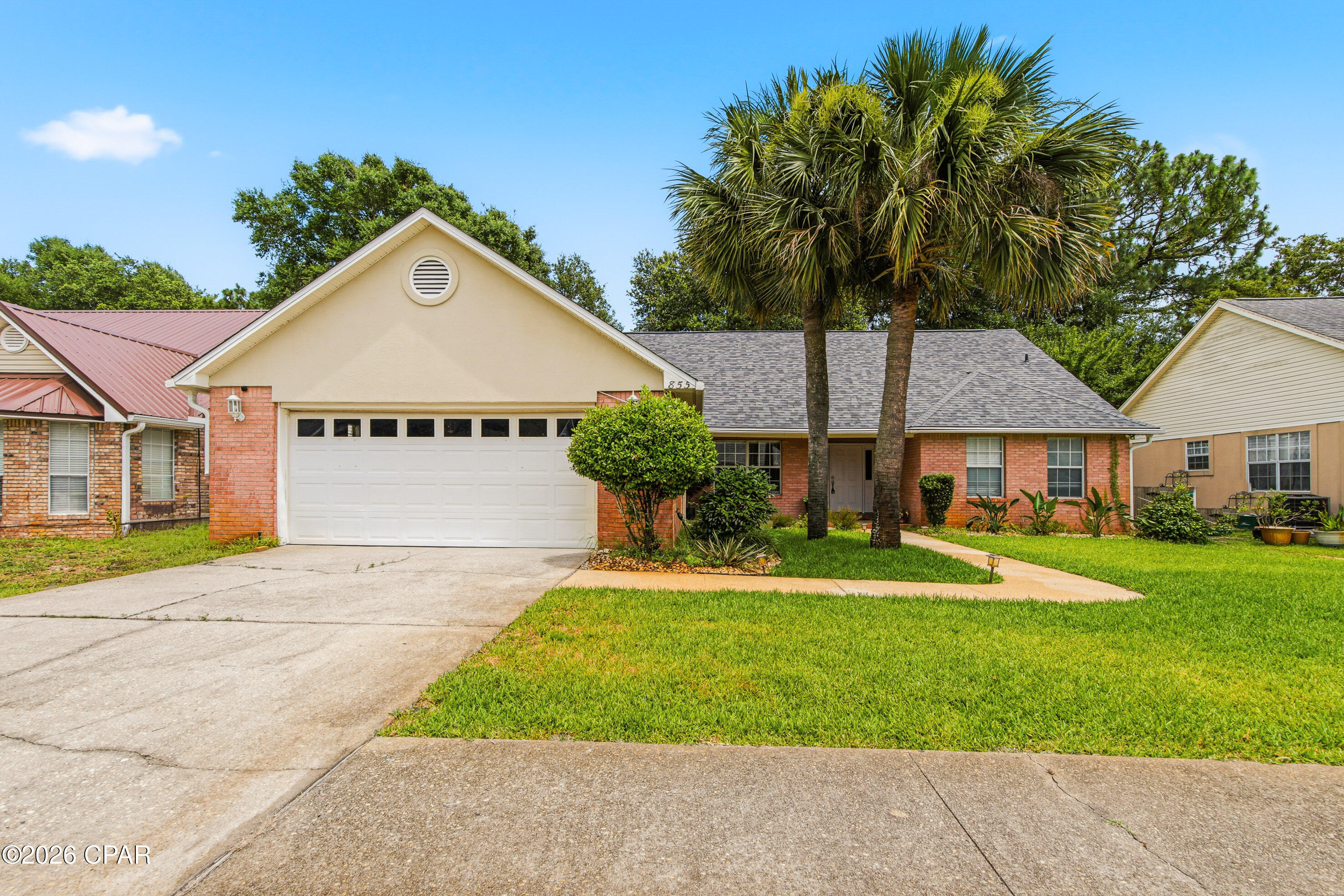 Back on the market with a brand-new roof, HVAC system, water heater, appliances, and fresh interior paint! Welcome home to this well-maintained 4-bedroom, 3-bathroom residence located in the highly desirable Shalimar Commons community. Offering plenty of space for families, military personnel, or professionals, this home combines comfort, convenience, and functionality in a prime location.

Inside, you'll find a spacious kitchen featuring solid-wood cabinetry, generous living areas, walk-in closets, a large laundry room, and beautiful wood-and-tile flooring throughout. A cozy fireplace creates a warm and inviting atmosphere during cooler months, while the home's extensive recent updates provide peace of mind for years to come.

Additional features include a double attached garage and a fully fenced backyard, offering privacy and plenty of room for entertaining, pets, or outdoor enjoyment.

Conveniently situated just minutes from Eglin Air Force Base, Fort Walton Beach, Niceville, and Hurlburt Field, this home provides easy access to shopping, dining, parks, top-rated schools, and everyday conveniences. Enjoy nearby community parks, recreational facilities, waterfront destinations, golf courses, boat launches, and the world-famous white-sand beaches and emerald waters of Okaloosa Island and the Emerald Coast.

With its major system upgrades already completed and its unbeatable location, this move-in-ready home is ready for its next owners. Schedule your private showing today!