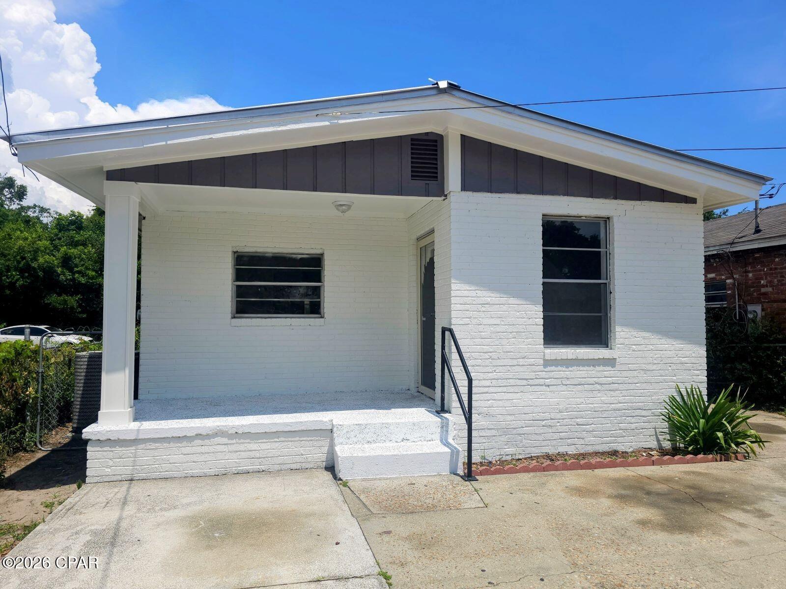 Looking for move in ready 3 bedrooms , 2 baths centrally located in Panama City?  1624 Flower Ave is the one!!   With renovations on the interuior as well as the exterior, this one is move in ready in one of the most convenient locations in the area. Walk to stores and restaurants or take the short drive or bus ride to downtown or the beach, only 12 minutes away.      The interior has all hard surfaces, no carpet and it has been freshly painted and ready for occupancy.  The kitchen has stainless appliances and plenty of cabinet space. Both bath rooms show well and have been nicely appointed.  A covered deck overlooks the back yard that includes a nice shed for storage. Be sure to put this one on your list today!!!