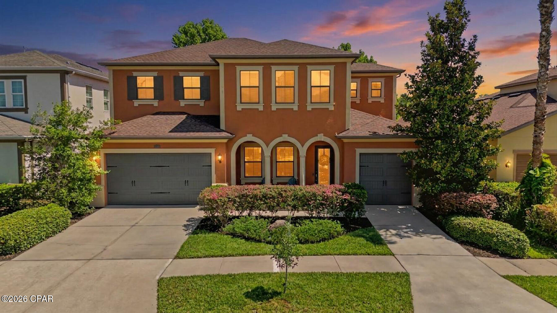 Welcome to 14317 Avon Farms Drive, a beautifully designed 4-bedroom, 5-bath home with a dedicated office, located in the exclusive gated community of Retreat at Carrollwood. Nestled in the highly desirable Lake Magdalene/Carrollwood area, this home offers the perfect blend of modern finishes, thoughtful design, and everyday functionality.

Step inside to discover hardwood flooring throughout the main living areas, a stylish designer wallpaper accent wall in the living room, and a formal dining space perfect for entertaining. Just off the entryway, a private office provides the ideal work-from-home setup, study space, or flex room to fit your lifestyle.

The first-floor primary suite is a true retreat, featuring a spacious bedroom and a private bathroom with dual vanities, a bathtub, and a separate walk-in shower with a ceiling-mounted rain shower.

The kitchen is the heart of the home, featuring a large center island, premium stainless steel appliances, a gas cooktop, and a generous walk-in pantry--perfect for everyday living and entertaining.

Upstairs, you'll find a spacious loft offering additional living space, along with three generously sized bedrooms, each featuring its own private bathroom for maximum comfort and privacy.

Step outside to the screened lanai and enjoy Florida living year-round. The space is enhanced by a decorative artificial greenery accent wall, creating a stylish backdrop for relaxing or entertaining. The backyard has been virtually staged to illustrate the potential for a future pool, helping buyers visualize how the space can be transformed into their own private outdoor retreat.

The home features both a two-car garage and a separate one-car garage, offering flexible space for parking, storage, or a workshop. Conveniently located just 5 minutes from I-275 and approximately 18 minutes from Downtown Tampa, Midtown Tampa, and Tampa International Airport, this home offers easy access to some of the area's best dining, shopping, entertainment, and business districts.

Freshly painted throughout and move-in ready, this exceptional home offers luxury, comfort, and an unbeatable location.

Schedule your private showing today and discover everything Retreat at Carrollwood has to offer.