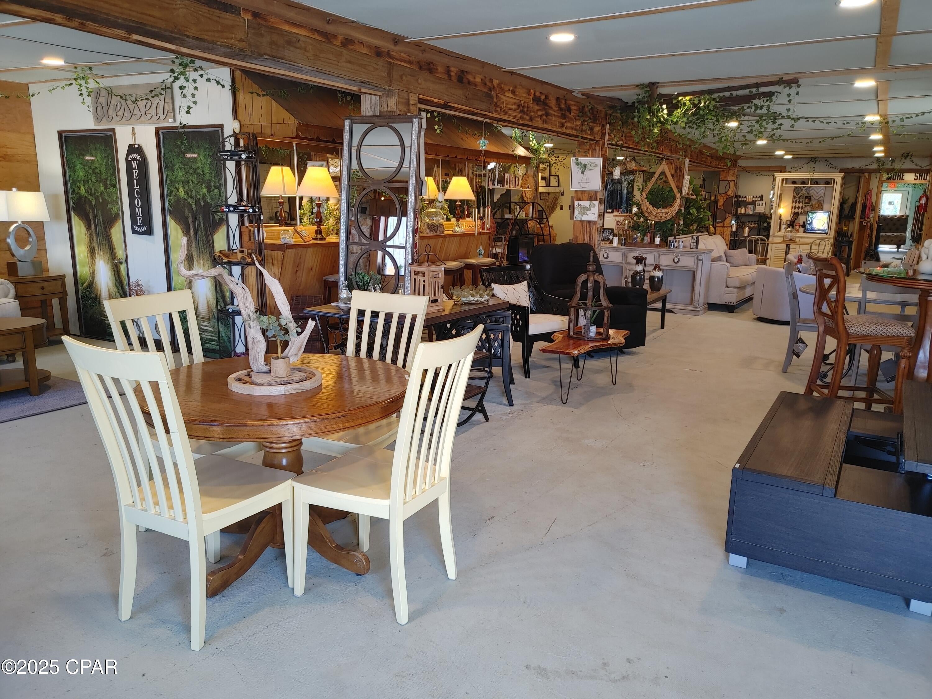 The Treehouse is an established new and used furniture store that also carries home decor, gifts and jewelry. Business has been in operation for 3 years and is growing and well received. Customers love the unique selection of merchandise offered. This listing is for the business, good will, and inventory only. The building alone and the business with the real estate are listed separately in MLS system. Lease available on the building if interested in keeping the current location