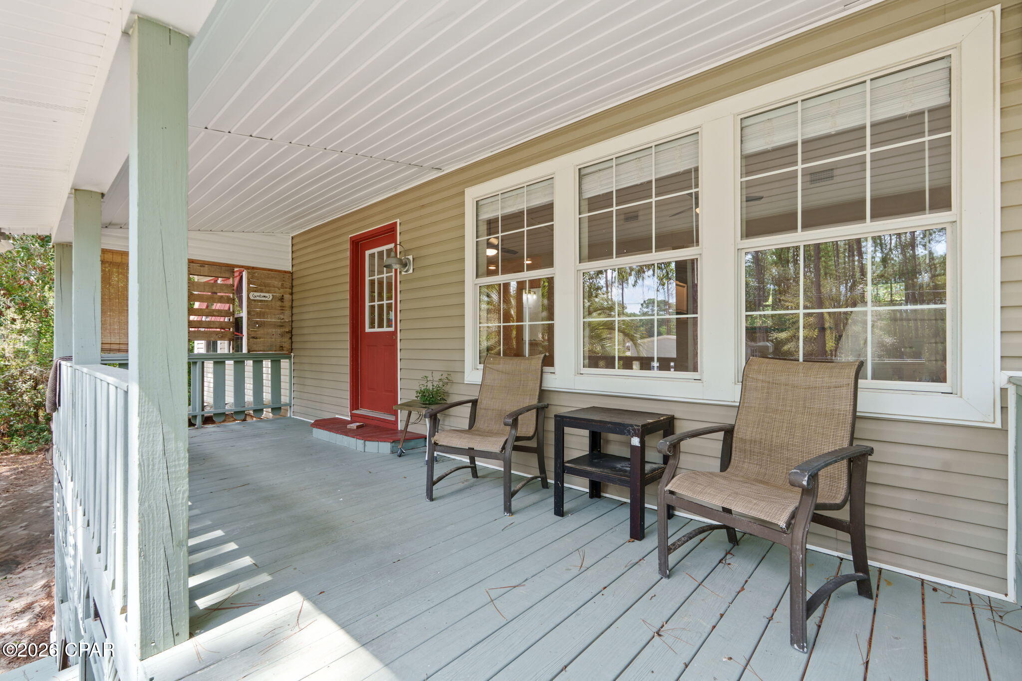 Tucked peacefully away in the sought-after Point Washington area of Santa Rosa Beach, this quaint 2-bedroom, 1-bath bungalow offers the perfect blend of privacy, convenience, and coastal living. Situated on nearly half an acre of wooded land, the property provides plenty of space, storage, and workspace while remaining just minutes from the sugar-white sand beaches and emerald waters of South Walton.



Inside, you'll find a spacious living area, full kitchen with breakfast bar, two nicely sized bedrooms, full bath, laundry area, and beautiful oak hardwood and travertine flooring. Step outside to enjoy the expansive deck and covered porch, perfect for relaxing, entertaining, or taking in the peaceful wooded surroundings.



Recent updates include a brand-new HVAC system installed prior to listing, while the roof was replaced in 2017.



Outdoor enthusiasts will appreciate being less than a mile from Charles Cessna Landing Boat Ramp on Hogtown Bayou, providing access to Choctawhatchee Bay along with two boat-launch lanes, courtesy dock, 16 boat-trailer parking spaces, playground, picnic pavilion, grills, fishing dock, and restrooms. Plus, Ed Walline Public Beach Access is only approximately 4.5 miles away, making it easy to enjoy the best of the Emerald Coast.



Whether you're looking for a full-time residence, coastal getaway, or investment opportunity, this charming bungalow offers an incredible location with room to make it your own.