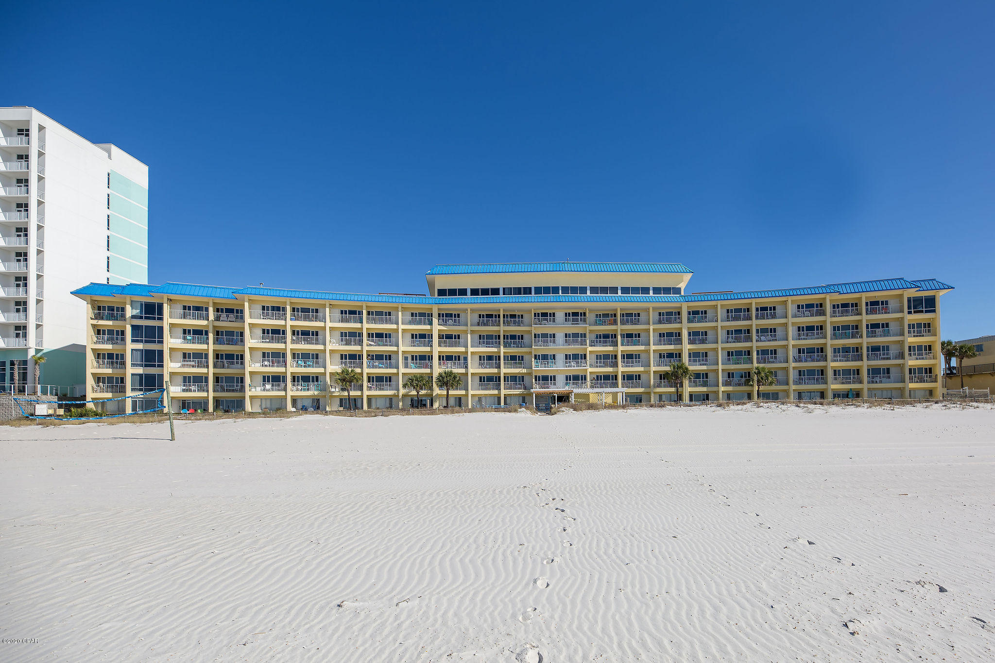 CURRENTLY UNDER CONTRACT, SELLER ACCEPTING BACKUP OFFERS Best priced 1 bedroom unit in the ENTIRE building! If you are looking to be directly on the white sand of the World's Most Beautiful Beaches you will not find a more cost effective way to do it! Continental Condominiums are right in the heart of Panama City Beach, directly across from Gulf World with many options for shopping and eating right within easy walking distance. Come relax on your private balcony as you gaze at your backyard - The Gulf of Mexico! Bathroom has been remodeled with the remainder of the unit ready for your updates. Building has undergone numerous upgrades and updates in the last 12 months and is looking better than ever! Condo is on the rental program onsite with units of this size averaging between 22k - 25k g HOA fees include electric and also a building assessment of 235 per month that will conclude in 2023. This is a great opportunity to pick up a solid rental unit that will continue to increase in value as Panama City Beach grows. Make your showing appointment today!