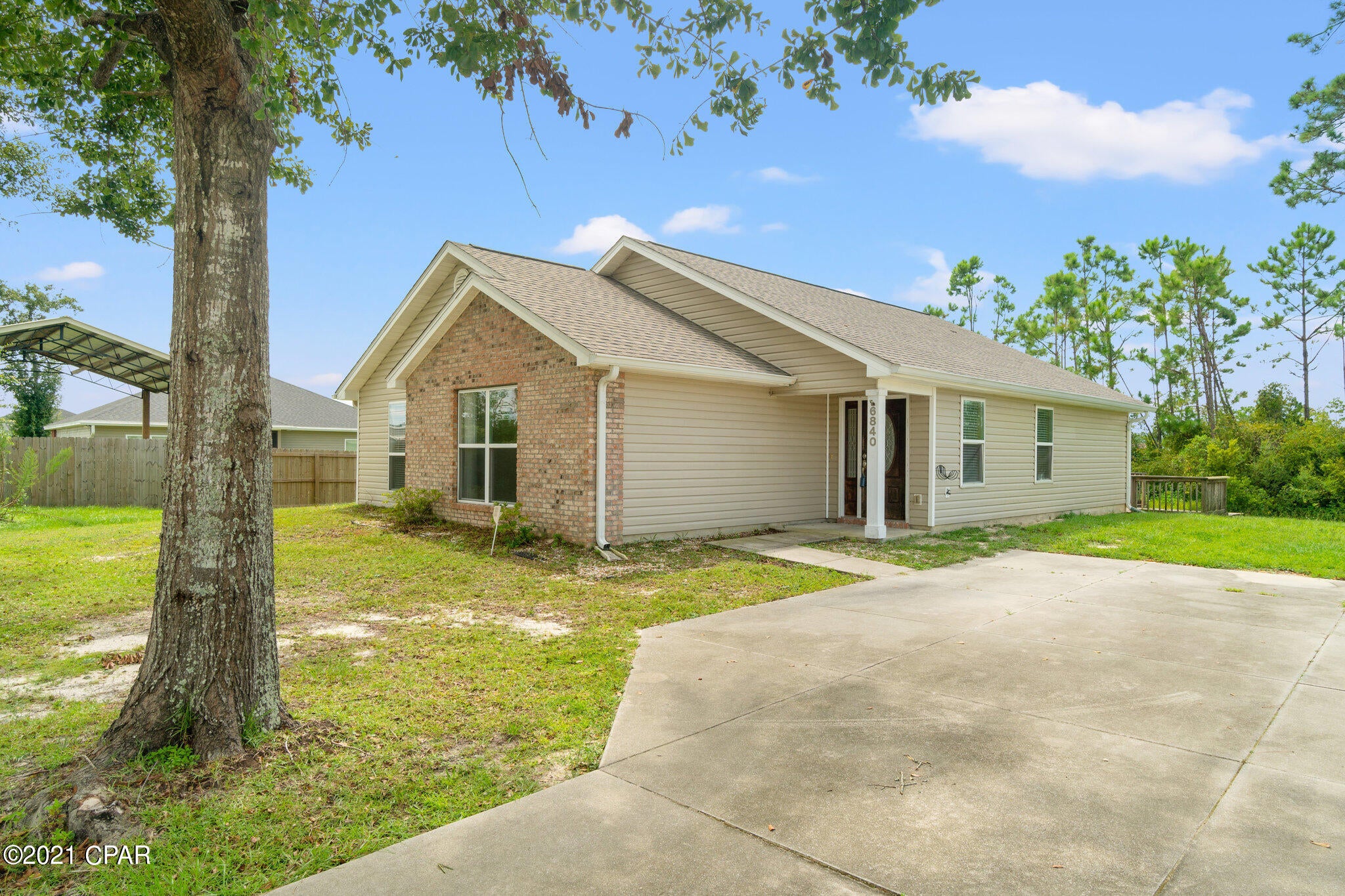 CURRENTLY UNDER CONTRACT, SELLER ACCEPTING BACKUP OFFERS. Lovely 3 bedroom, 2 bath home with a BONUS living area/ bonus room that could be a bedroom. Beautiful wood plank flooring throughout living areas. Split bedroom floor plan. Open living and kitchen areas with breakfast nook in kitchen. Spacious kitchen with pantry, granite counter tops, cherry wood cabinets, breakfast bar, and stainless steel appliances. Spacious yard with large deck area, sprinkler system, and shed. NEW roof January 2019 and sewer system line was replaced from the street to the house in March 2021.