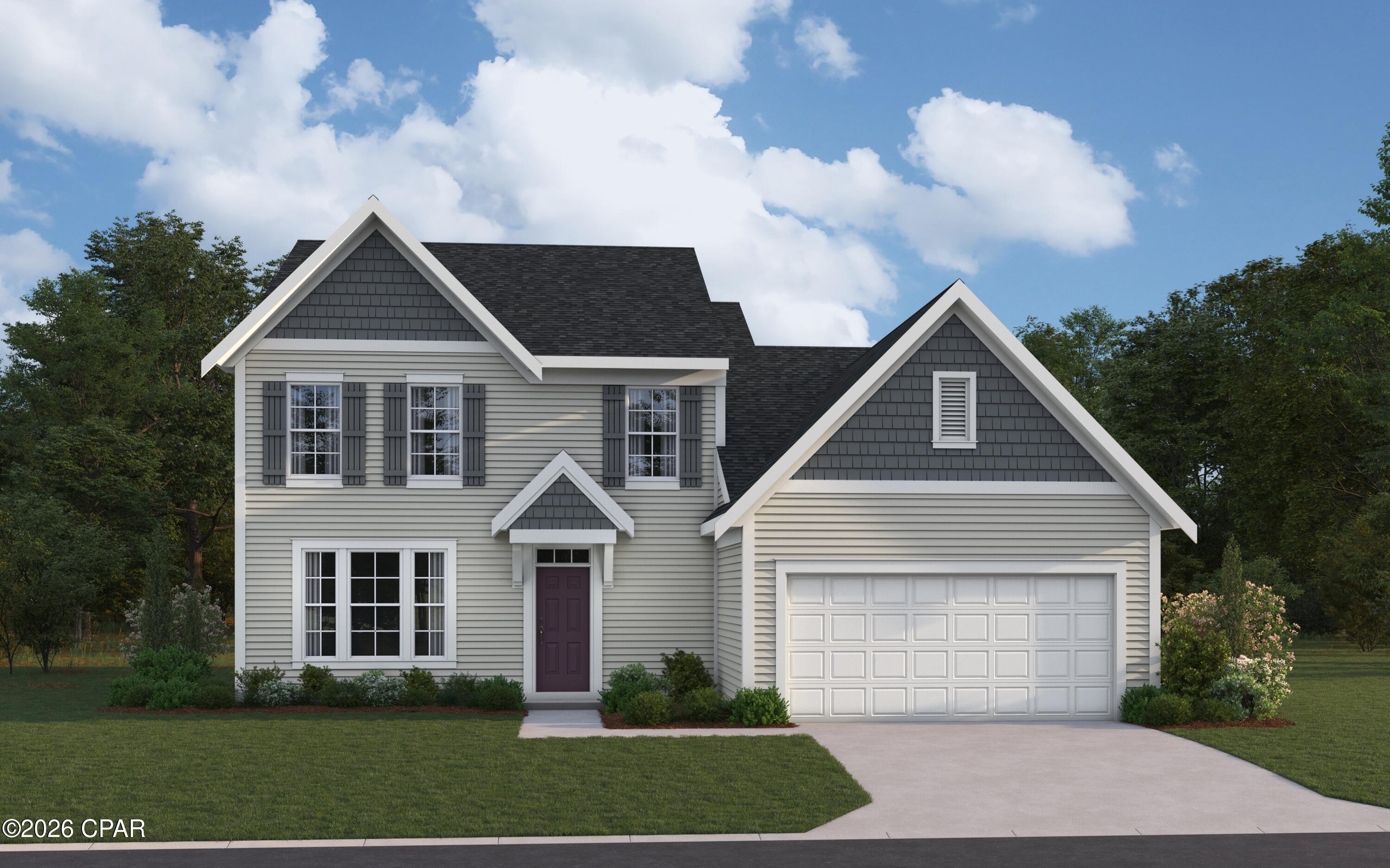 New construction by Fischer Homes in the beautiful Breakfast Point East community, featuring the stunning Charles design. This unique plan offers 3 bedrooms, 2 full baths, and 1 half bath. The expansive family room is the perfect gathering space. Spacious open kitchen with a large island and walk-in pantry connects to the morning room, that walks out to the patio. The owner's suite is on its own level and features a spacious private bath and oversized walk-in closet. Included is a versatile recreation room that can be customized into a guest suite. The spacious 2-bay garage completes this exceptional home.