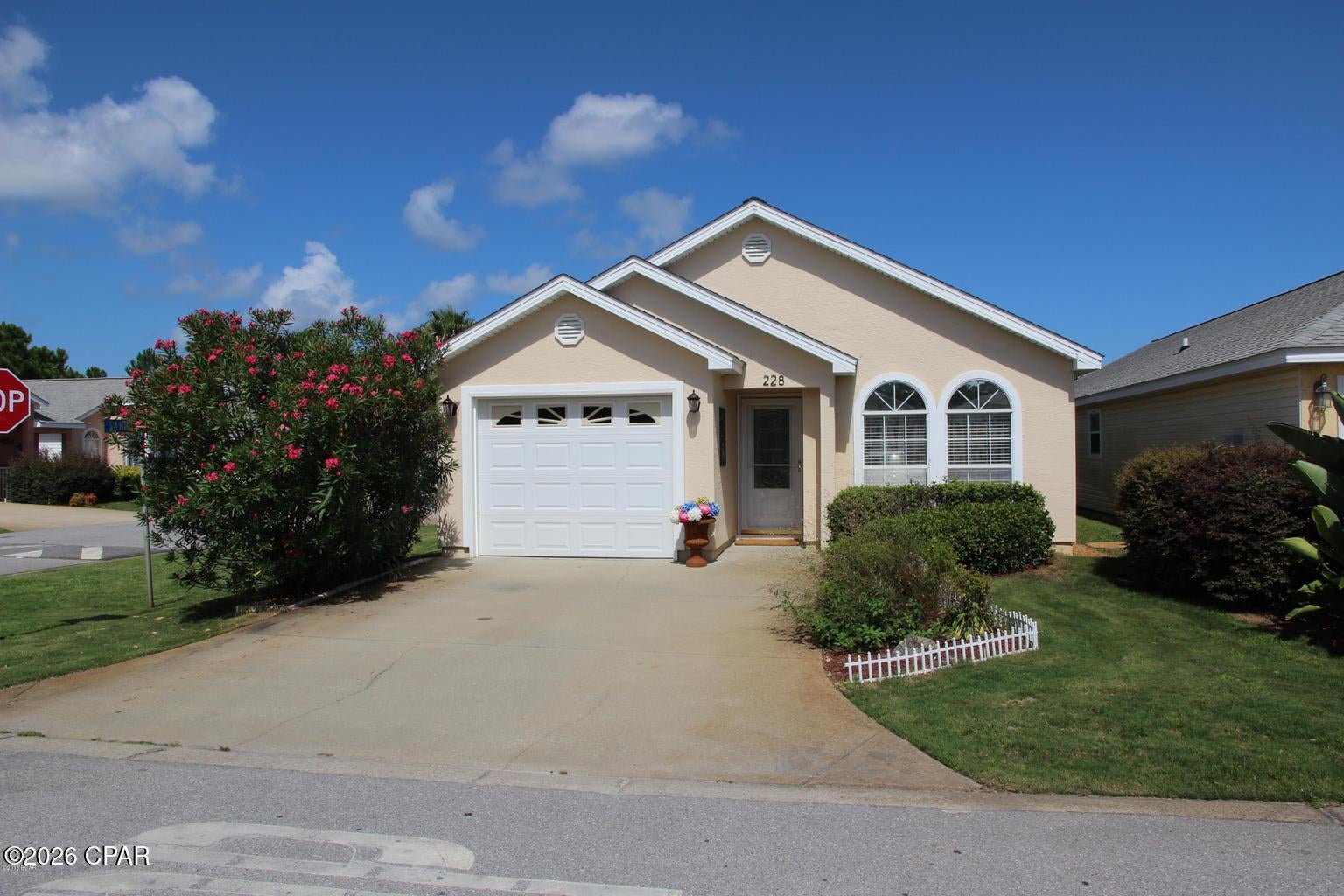 Live just one mile from the beach in this beautiful corner-lot home! This modern 2-bedroom, 2-bath residence offers the perfect combination of style, comfort, and location, making it an ideal place to call home. Situated on a desirable corner lot, this home provides added privacy and curb appeal while placing you just minutes from the sugar-white sands and emerald waters of Panama City Beach.

Step inside to an open, inviting floor plan featuring a sleek modern kitchen with stylish cabinetry, contemporary finishes, and plenty of space for cooking and entertaining. The bright living areas create a welcoming atmosphere that's perfect for relaxing after a day at the beach or hosting family and friends.

Both bedrooms are generously sized, including a comfortable primary suite with a private bath, while the second bedroom and full bathroom provide flexibility for guests, roommates, or a home office.

Conveniently located near shopping, dining, entertainment, and all that Panama City Beach has to offer, this home delivers the beach lifestyle you've been looking for--without sacrificing comfort or convenience. Don't miss your opportunity to make this exceptional home yours!