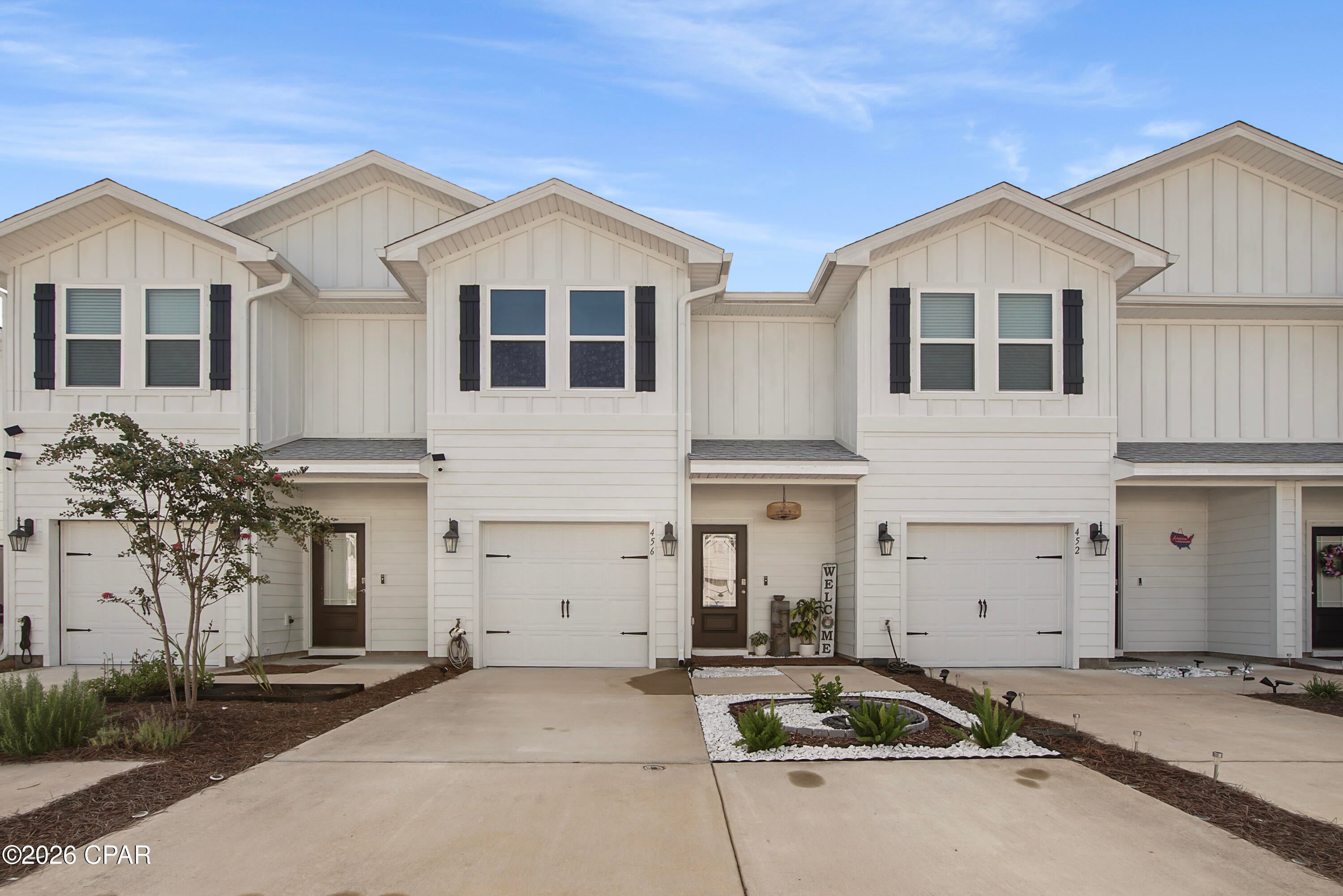 MOVE IN SPECIAL!  $500 off your first months rent when you apply and are approved by 8/31. Welcome to 456 Melrose way in beautiful Panama City Beach!  Located in the Bayside at Ward Creek community 3 bedroom 2 1/2 bath home offers modern finishes and an open concept layout.  All bedrooms are located on the 2nd floor. Residents enjoy the community pool and BBQ area.  Pets are allowed but are subject to owner approval!