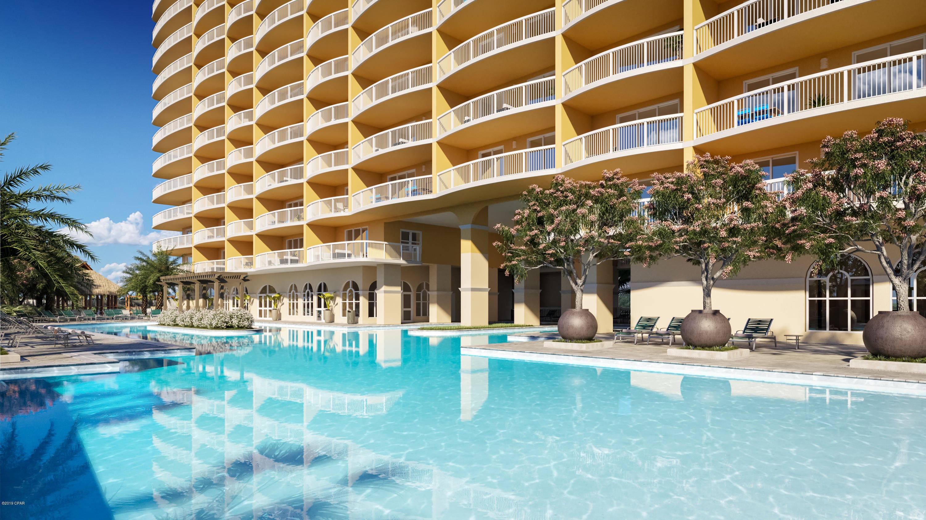 First new High rise in Panama City Beach in the last 10 years. This unit is on the top floor with views, views. Great location walking distance to Pier Park and Gulf across the street.