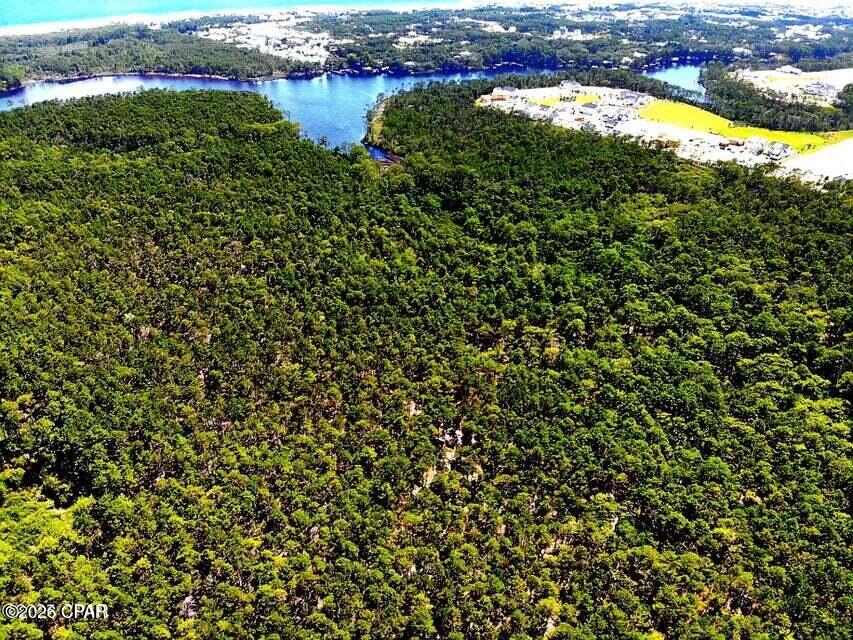 5.05 acres of Florida Forever Program land in the Lake Powell/Inlet Beach/Phillip's Inlet area.  As per Bay County, Florida Planning and Zoning Comprehensive Planning documents, each acre can accommodate up to 15 units for a total of over 75 units as per Chapter 7 of the currently approved Florida Land Use and Zoning Map (FLUM).  Property adjacent to WaterSound Origin's Love III golf course and planned Village Center.  Property high and dry located in FEMA Zone ''X''.  Unbelievable flora, fauna and wildlife.  Current survey available.  Minutes to shopping, restaurants, and entertainment in Inlet Beach, Rosemary Beach, 30A and Panama City Beach.  Publix Supermarket, Aldi's and Walmarkt's new Neighborhood Marketplace within minutes driving.  Panama City Beach International Airport (ECP) and Destin-Fort Walton Beach Airport 9VPS) close-by.  No HOA.  Owner financing possible with an acceptable offer.