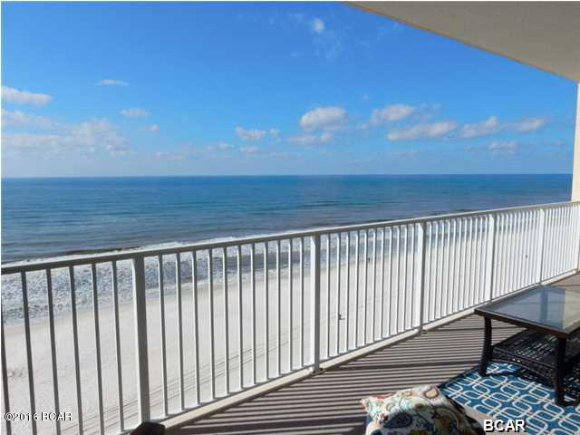 Breathtaking 2 bedroom, 2 bath waterfront condo located on the 8th floor of the Ocean Reef Condominium Complex. This fully furnished unit has never been on a rental program and features, split floor plan, accent painted walls, 9' textured ceilings, crown molding, granite kitchen countertops and spacious laundry room. Walk out your master suite or living room to your 10' deep x 28' wide private balcony overlooking the beautiful gulf. Amenities of this complex features affordable HOA fees, gulf side pool, indoor pool, hot tub, steam room, sauna, fitness room, over 330' of beachfront access and your own dedicated parking spot on the 4th level just below the condo. Property is located on the west end of Panama City Beach about 1.5 east of Pier Park.