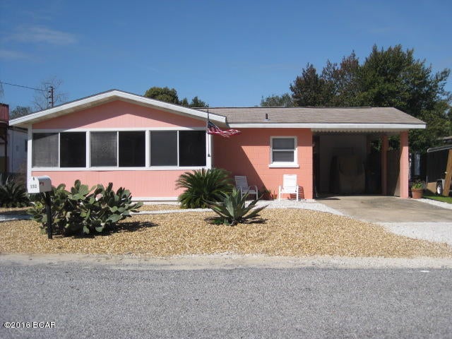 THE FUN BEGINS WITH THIS SWEET BEACH HOUSE!! SITTING ONLY TWO BLOCKS FROM THE BEACH,  YOU CAN EASILY WALK OR TAKE A GOLF CART. IT IS BUILT TO LAST WITH INTERIOR AND EXTERIOR CONCRETE WALLS AND HAS SURVIVED SEVEN HURRICANES. FEATURES INCLUDE BEAUTIFUL TERRAZZO FLOORS, SOLID PINE CEILINGS AND THERMOPANE WINDOWS. THIS LITTLE JEWEL SITS ON A LARGE LOT WITH LOW MAINTANCE FRONT YARD LANDSCAPED WITH PALMS, GRAVEL AND SUCCULENTS. THE OWNERS HAVE UPDATED WITH NEW CENTRAL HVAC, REFRIGERATOR, WASHER/DRYER AND SEPARATE HOT WATER TANK FOR THE LAUNDRY ROOM, NEW CEILING FANS IN EVERY ROOM, AND SOLAR TINTED SUN PORCH. SQUARE FOOTAGE DOES NOT INCLUDE THE 8X20 ENCLOSED SUN PORCH. WHAT AN OPPORTUNITY TO OWN AN AFFORDABLE BEACH HOUSE APPROX. 4 MILES WEST OF PIER PARK IN LAGUNA BEACH.