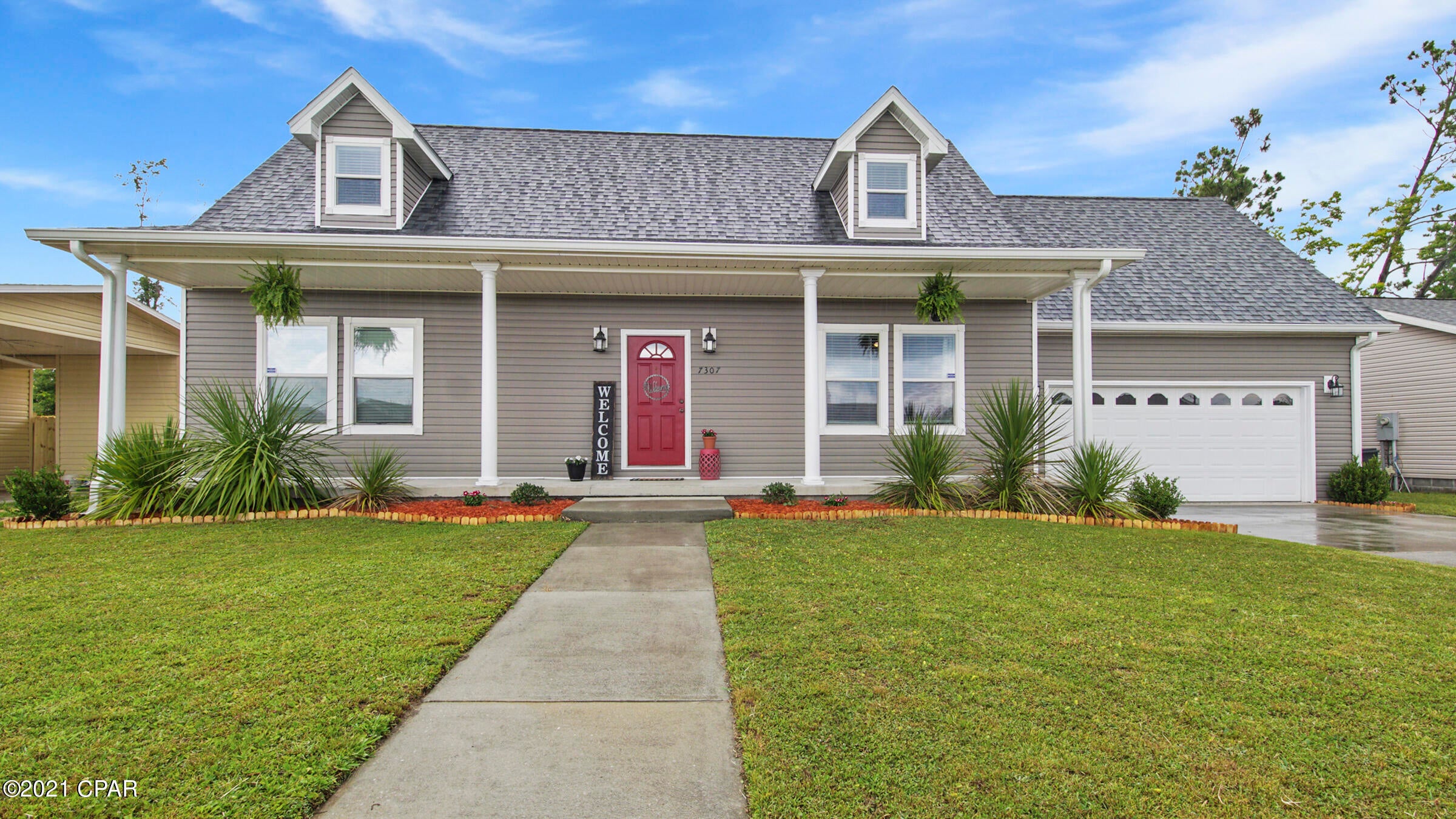 Check out this beautifully maintained, 2-story, 3bd/2.5bth home with great split-bedroom floorplan. Spacious master bedroom is located downstairs with 2 good sized bedrooms found upstairs that offer ''reading nooks'' with great natural lighting. Upstairs also features flex loft space for office or play area, along with full bathroom. Downstairs has all new LVP flooring with all stainless steel appliances in the kitchen and additional half bath for guests just off the laundry area. Exterior includes new roof, new vinyl siding/gutters and added french drain in the fully fenced in backyard. Oversized 2-car garage offers additional attic storage space. This great property is located minutes from Tyndall AFB, shops and dining. All sizes/measurements are approximate; please verify if important