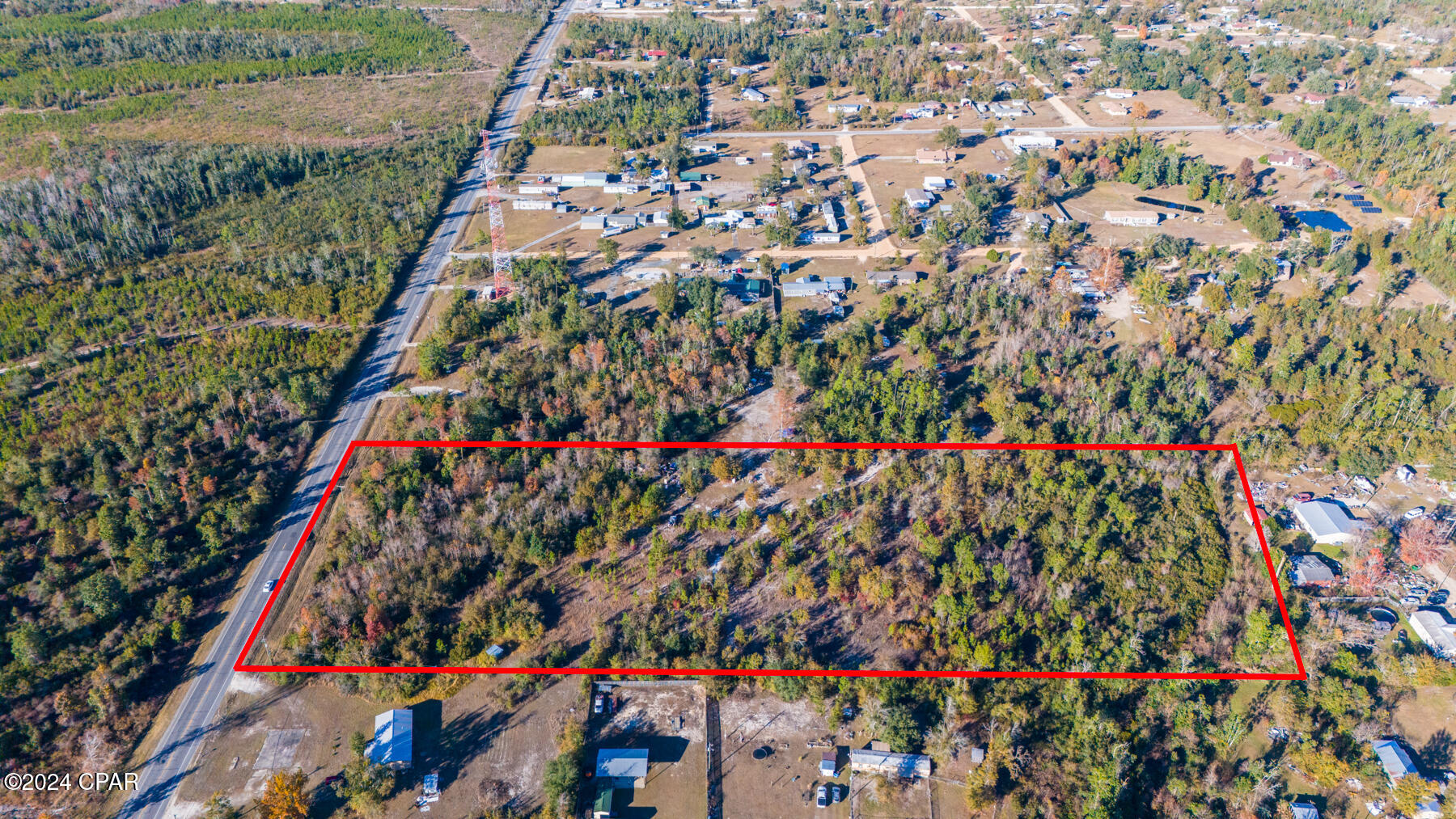 This large, vacant land parcel is a dream at 7.15 ACRES! Zoning for this land is zoned R-2 single family and duplexes. Build your dream home in the middle with plenty of breathing room around it or develop into townhomes, duplexes or manufactured homes.

An ideal location for development, the Bayou George and Youngstown area of Panama City is fast-growing. Located just minutes from the new Publix and HG Harders sports complex, this acreage would be an incredible investment. 

Easily accessible to Highway 231, you'll enjoy being a few minutes from the center of town but also quick access to head north out of town. This is a great opportunity to create your own homestead, as well, with ample land to improve and room to breathe from neighbors. 

Survey available. Buyer to verify all information, if important.