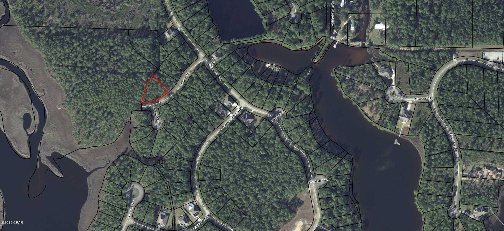 New on the Market! Beautiful Homesite in Laird Point offers sunset views of East Bay. At nearly.5 of an acre, there is plenty of room to build your dream home. Laird Point is a gated waterfront community with great proximity to Tyndall Air Force Base and just a short drive to Mexico Beach. New construction going on throughout the community. Close by boat launches give you access to East Bay and the Gulf of Mexico. Schedule your visit today!