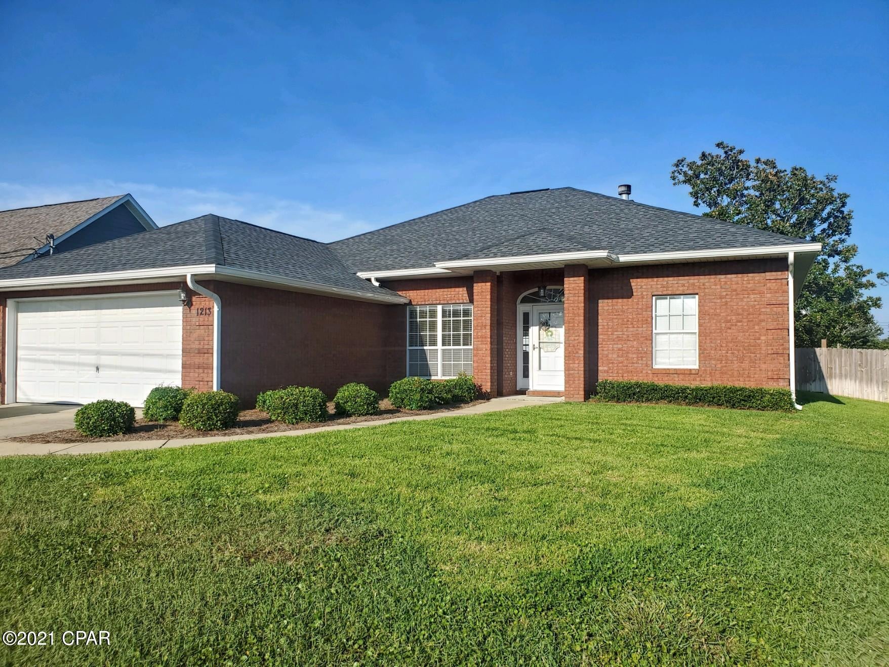 Photos coming soon!  Exceptional brick home in Lynn Haven in a family friendly neighborhood with some of Bay Counties best schools close by.  Home is complete with hardwood floors, 10ft ceilings. Large living with a wood burning fireplace. The kitchen has a breakfast nook,  tile floors,  appliances, & granite counters. Just off the kitchen is the hall to 2 bedrooms with a split floor plan. The master suite has french doors that lead to the covered patio. Master bath has a double vanity, jetted tub, separate shower, and a walk in closet! The large, fenced back yard has a shed w/ electricity. Flood zone X.