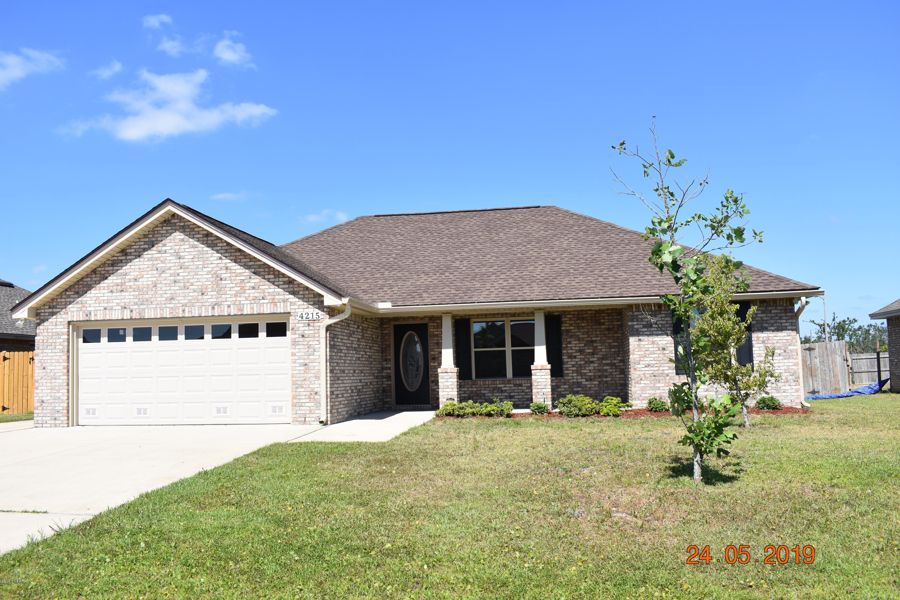 Very nice 3 bedroom 2 bath home with 1357 sq ft. Built in 2013. Kitchen has solid surface counters and tiled back splash. Stainless Appliances. Upgraded cabinets. Fireplace-electric. Beautifully tiled floors. Bedrooms Carpeted. Master bath has double vanity, tub, separate shower with rain shower head. Privacy fenced back yard.  2 car garage with opener. Additional parking for boat.