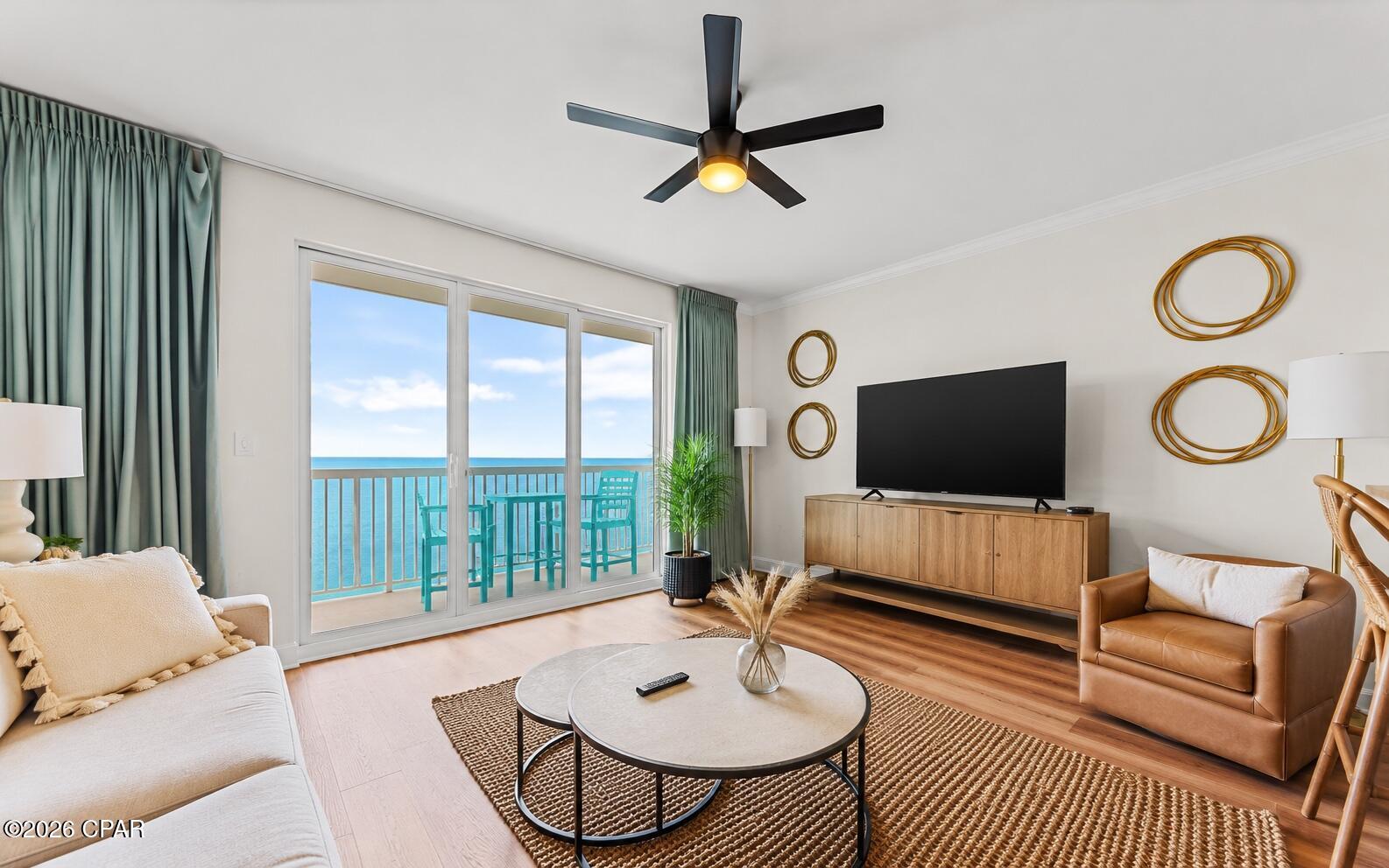 Experience beachfront living from the 17th floor of Seychelles Beach Resort in this beautifully renovated, fully furnished 1-bedroom, 2-bath condominium overlooking the Gulf of Mexico. Offering 883 square feet of thoughtfully designed living space, this turnkey property features updated flooring, paint and lighting, a newer HVAC system, stylish coastal furnishings and décor, and a private Gulf-front balcony with breathtaking sunrise and sunset views.

Offered fully furnished and ready to enjoy from day one, this condo is an ideal personal vacation getaway or established short-term rental investment.

For buyers interested in continuing vacation rentals, the current owner/co-host is available to continue managing the property, providing established Airbnb and VRBO operations, guest communication, professional cleaning and local maintenance coordination for a seamless transition.

Seychelles offers direct access to approximately 200 feet of beautiful white-sand beach, two Gulf-front swimming pools including a seasonally heated pool, hot tub, fitness center and covered parking. The location is another standout feature, with a popular beachfront restaurant next door and St. Andrews State Park nearby, while the attractions, dining and entertainment of Panama City Beach are just a short drive away.

Whether you're looking for an income-producing vacation rental with established operations already in place or your own beautifully furnished beach getaway, this 17th-floor Gulf-front condo offers a rare combination of location, views, amenities and turnkey convenience.