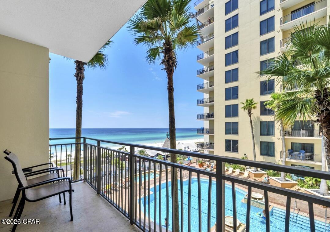 SELLER FINANCING AVAILABLE !! Welcome to The Origin at Seahaven! This beautifully furnished 6th-floor studio condo offers sweeping views of the Gulf of Mexico, spectacular sunset skies, and the balcony overlooks the resort-style pool, creating the perfect beach retreat just steps from the sugar-white sands of Panama City Beach. Designed for comfort and convenience, the thoughtfully laid-out interior features stylish coastal furnishings, durable tile and luxury vinyl plank flooring, and a well-equipped kitchenette that's perfect for preparing breakfast before a day at the beach or a relaxing evening meal. The open-concept floor plan makes the most of every square foot, providing a bright, inviting space that's ideal for weekend getaways, extended vacations, or short-term rental guests.

Step onto your private balcony and enjoy the Gulf breeze while taking in panoramic water views and the beautifully landscaped pool area. It's the perfect spot to sip your morning coffee, unwind after a day in the sun, or watch breathtaking sunsets over the emerald waters.

The Origin offers an impressive collection of resort-style amenities, including:

* Heated outdoor pool and hot tub
* Fitness center
* Owners' lounge and gathering areas
* On-site theater
* Covered parking
* Easy beach access directly across the street

Perfectly positioned on Front Beach Road, you'll be just moments from Pier Park, one of Panama City Beach's premier destinations for shopping, dining, entertainment, and family attractions. Enjoy restaurants, live music, nightlife, and endless outdoor activities, all within minutes of your front door.

Whether you're looking for a vacation home, income-producing investment property, or an affordable way to own a piece of Panama City Beach, this studio delivers the ideal combination of location, lifestyle, and value. Don't miss your opportunity to own your own Gulf Coast getaway at one of the area's most desirable resort communities.