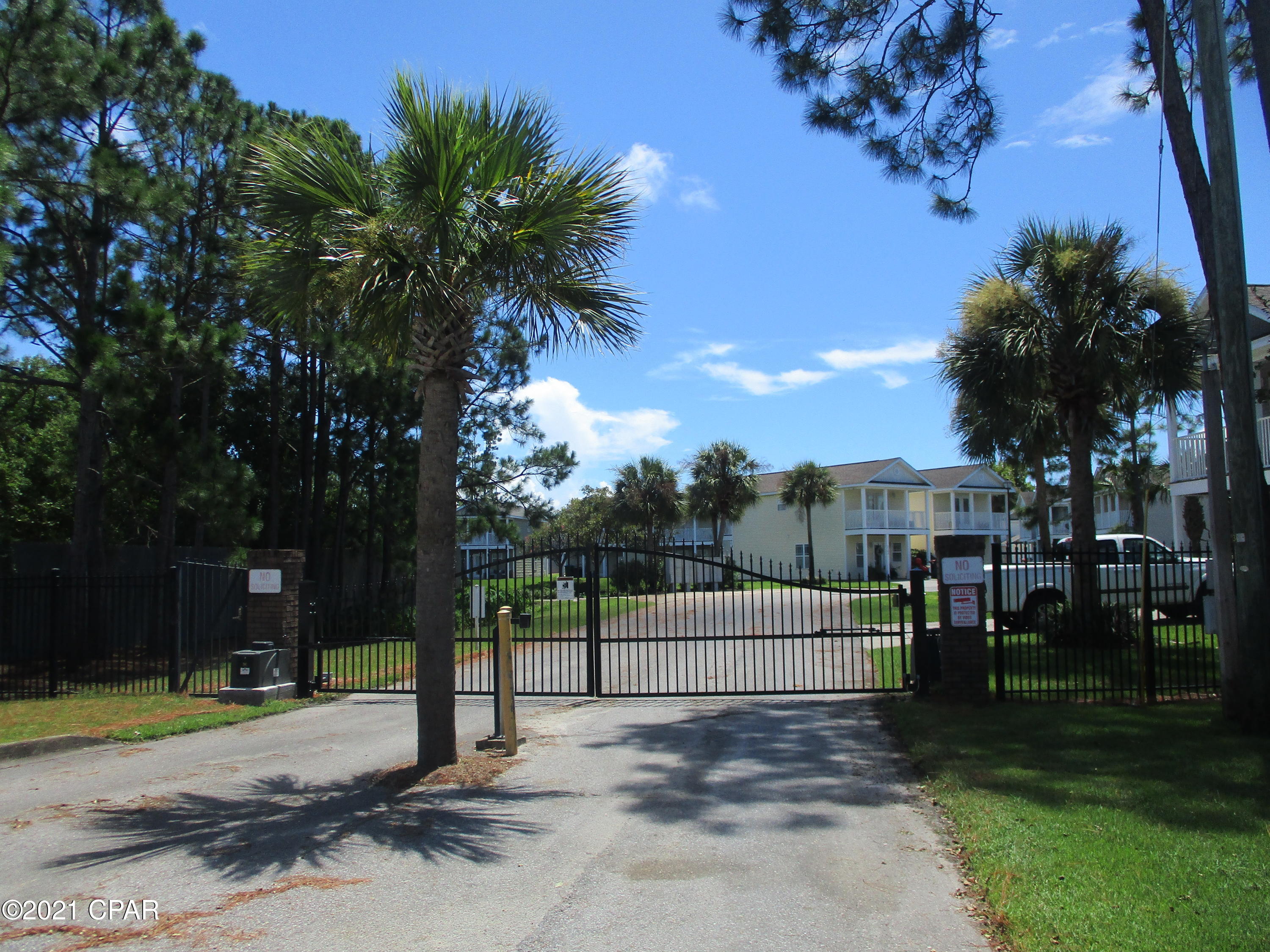 Great price for this 3 bedroom, 2 bath townhome in a gated community.  First floor master and 2 bedrooms upstairs  Perfect for your family, or if you want to utilize extra bedrooms as an office or guest room.  Enjoy this open layout for easy living.  You cannot beat the location - you are close to the Hathaway Bridge to get into town or work at Tyndall, about 2 miles from the Navy Base, grocery stores, restaurants, and the beautiful beaches and bays of Panama City Beach!  This is occupied by a month to month tenant that would renew a lease if you are an investor looking for immediate cash flow.  Call today!