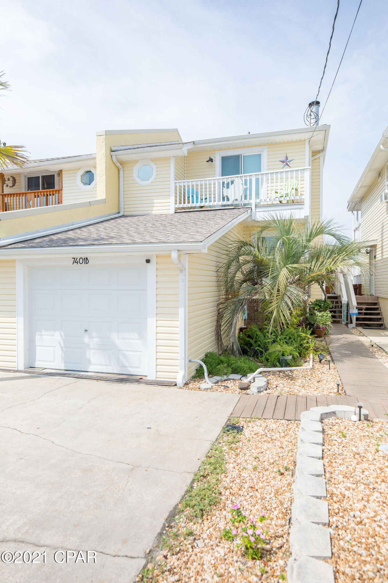 ''Currently Under Contract, Seller accepting Backup Offers''  It's Five O'Clock Somewhere and you'll always feel that way in this fully renovated and lovingly cared for townhome just one block from the pristine white sand of Panama City Beach! Lots of options here, this is the perfect primary home or vacation rental with 3 bedrooms, 2 bathrooms, pull out sleeper sofa, garage, and AMAZINGLY landscaped backyard perfect for relaxing or entertaining! There are too many upgrades in this unit to list but it's safe to say that literally nothing was left untouched... flooring, countertops, both bathrooms, lighting, outdoor space... all new. Situated on a corner lot one block back and directly across the street from Richard Seltzer park, you are within easy walking distance to the beach and excellent restaurants, you even get a small Gulf view from the balcony on the top floor! This townhome is currently a primary home but if the new owners wish to make it a vacation rental, it will produce very strong rental numbers. There is no way a property like this lasts in the current market so make your appointment to take a look today!