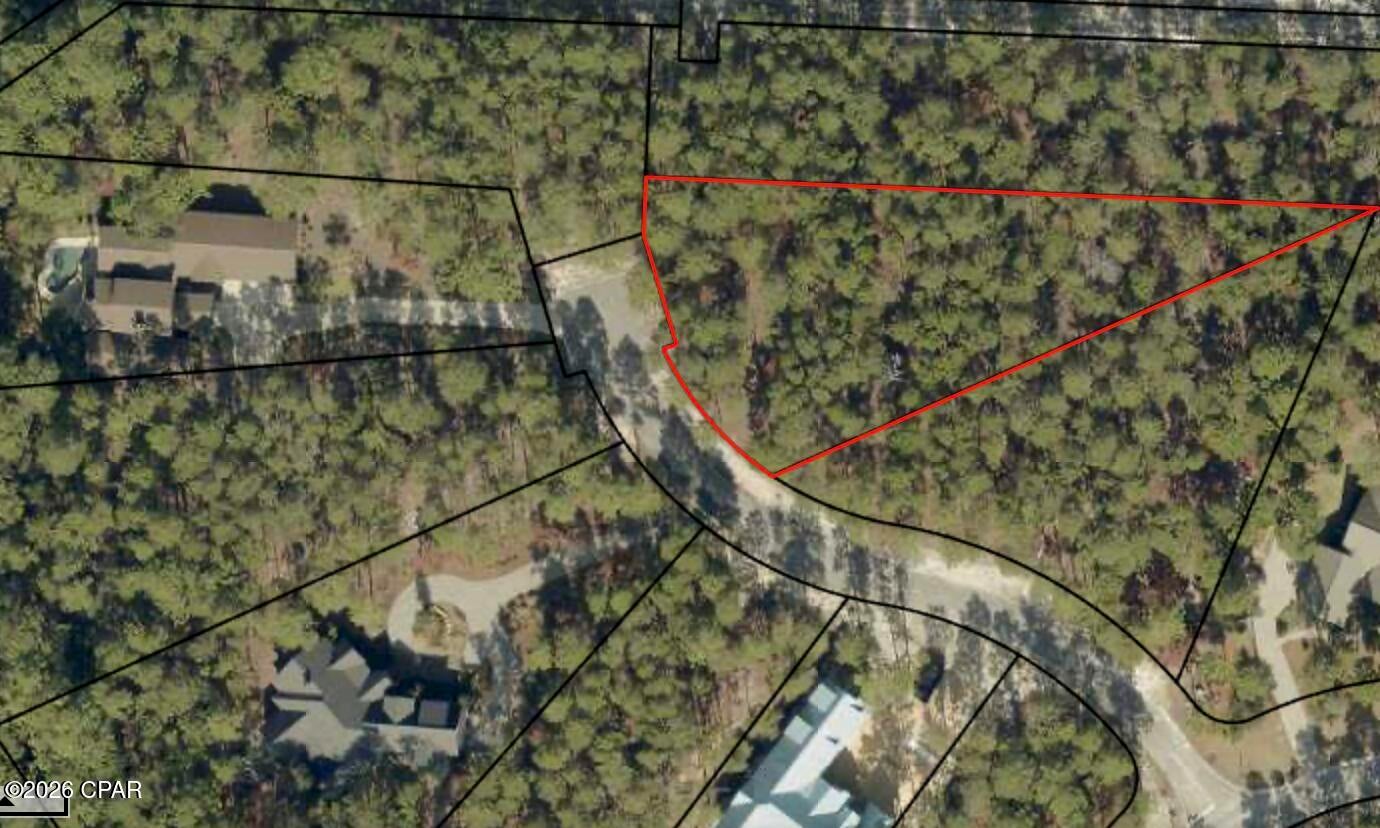 Build your dream home in the sought-after gated community of Wild Heron. Situated on approximately 0.73 acres, this spacious wooded homesite on Lost Cove Court offers plenty of room to create a custom residence surrounded by the natural beauty and peaceful setting Wild Heron is known for.
Wild Heron is a private, gated community situated along Lake Powell, one of Florida's rare coastal dune lakes. Residents enjoy an impressive collection of community amenities, including a lakefront pool, fitness center, dock, boathouse, walking and biking trails, playground, gathering areas and more.
Tucked away from the hustle and bustle while still convenient to the white-sand beaches of the Gulf, Scenic Highway 30A, Rosemary Beach, Pier Park, dining and shopping, this homesite offers the opportunity to enjoy privacy, nature and the coastal lifestyle all in one exceptional community.
Bring your plans and builder and make 1810 Lost Cove Court the setting for your future home in Wild Heron.